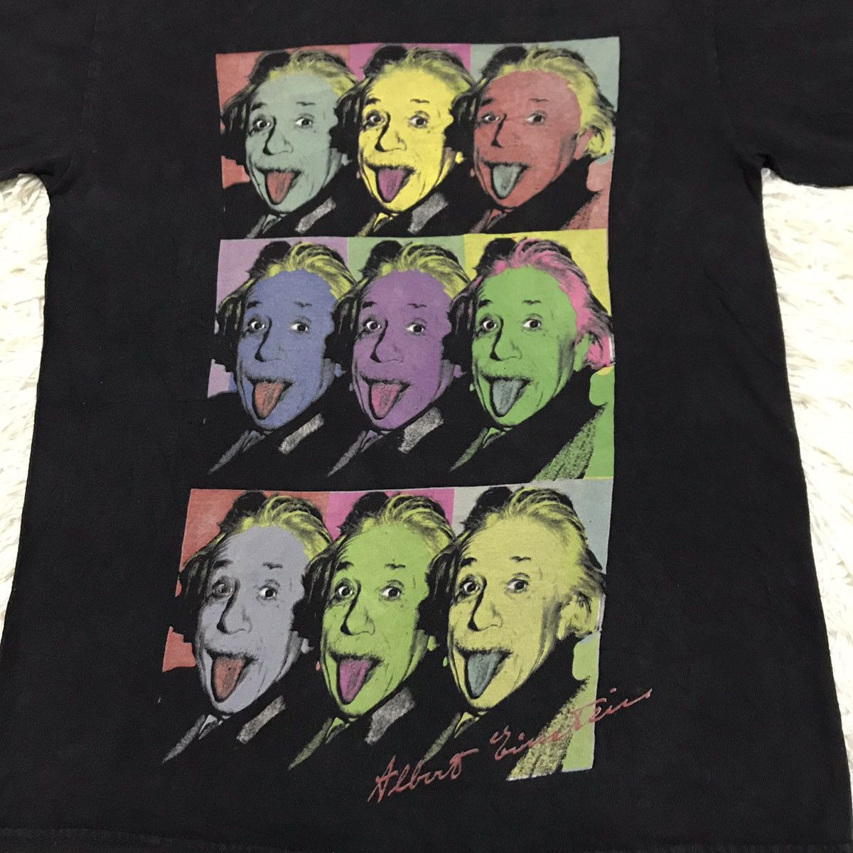 Japanese Brand Albert Enstein pop art design tee Size US S / EU 44-46 / 1 - 6 Thumbnail