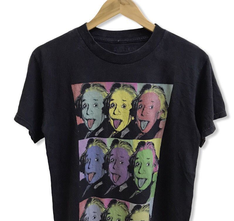 Japanese Brand Albert Enstein pop art design tee Size US S / EU 44-46 / 1 - 2 Thumbnail