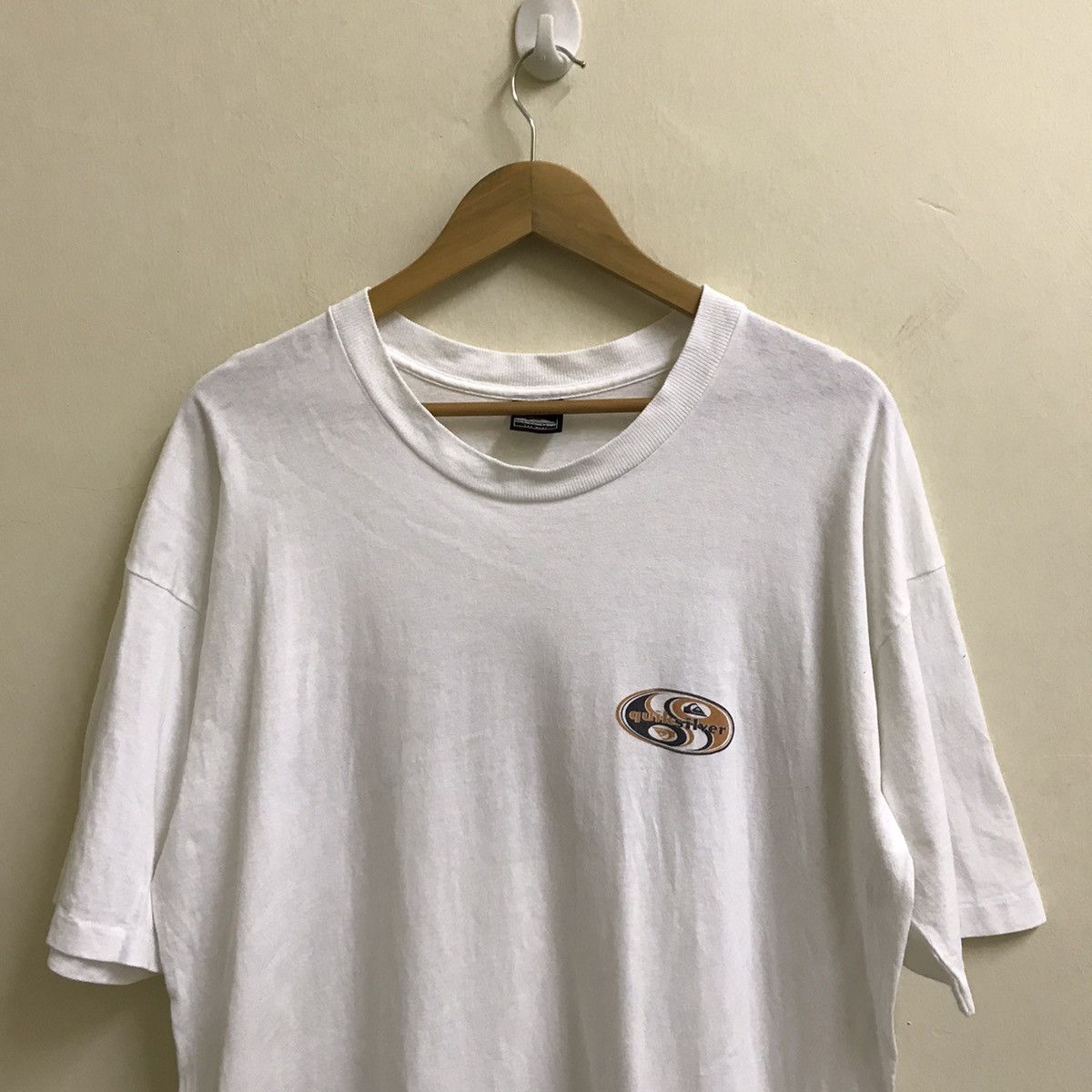 Quicksilver × Vintage Vintage 90s Quiksilver Biglogo Tshirt Size US XL / EU 56 / 4 - 3 Thumbnail