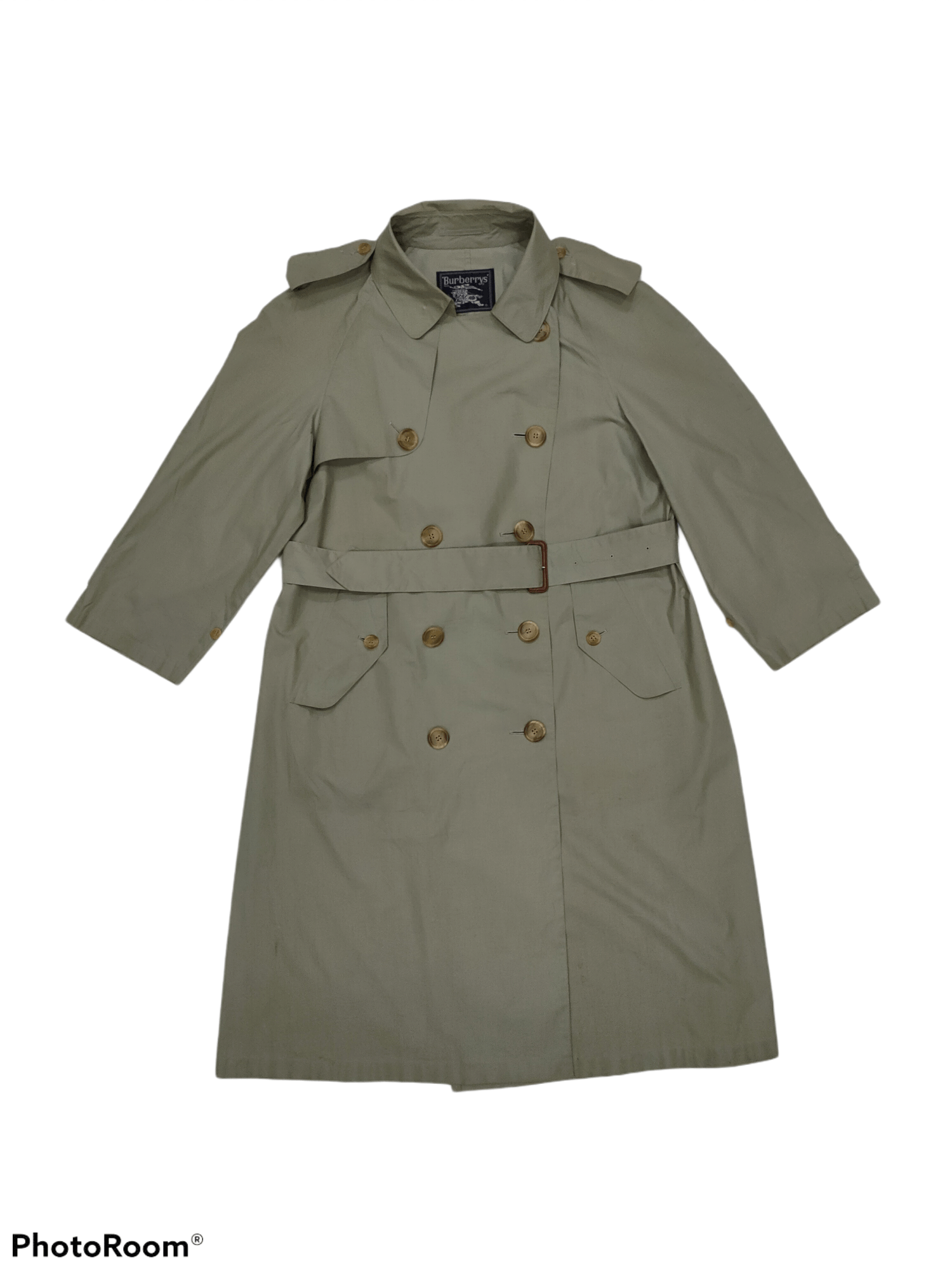 Burberry VINTAGE CHELSEA COTTON GABARDINE TRENCH COAT Size US M / EU 48-50 / 2 - 1 Thumbnail