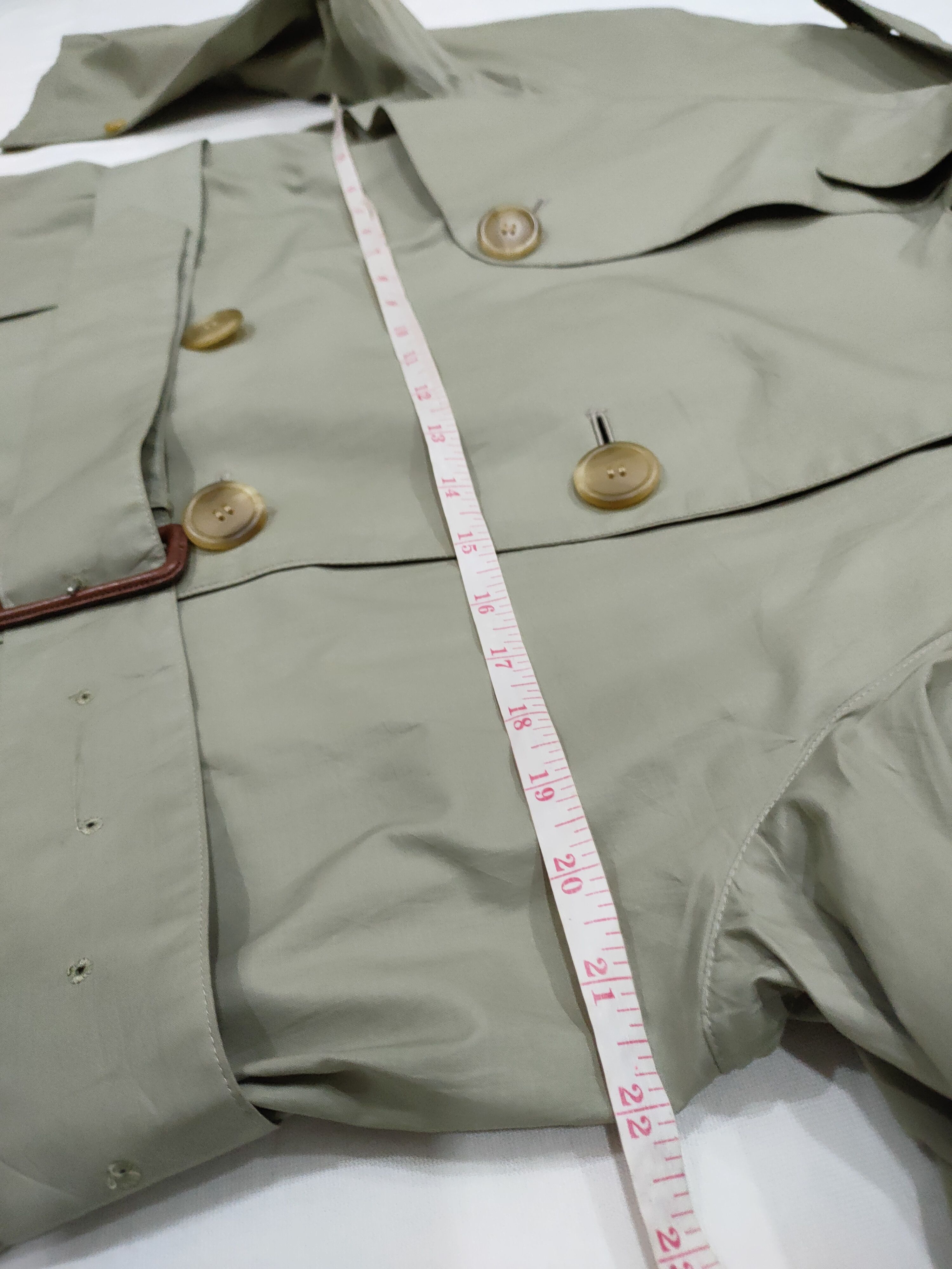 Burberry VINTAGE CHELSEA COTTON GABARDINE TRENCH COAT Size US M / EU 48-50 / 2 - 5 Thumbnail