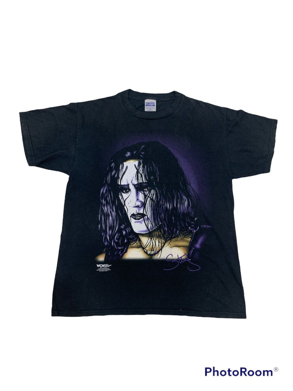 Vintage × WCW/nWo × WWF 1998 WCW NWO WRESTLING STING SHIRT BIG PRINT Size US XL / EU 56 / 4 - 1 Thumbnail
