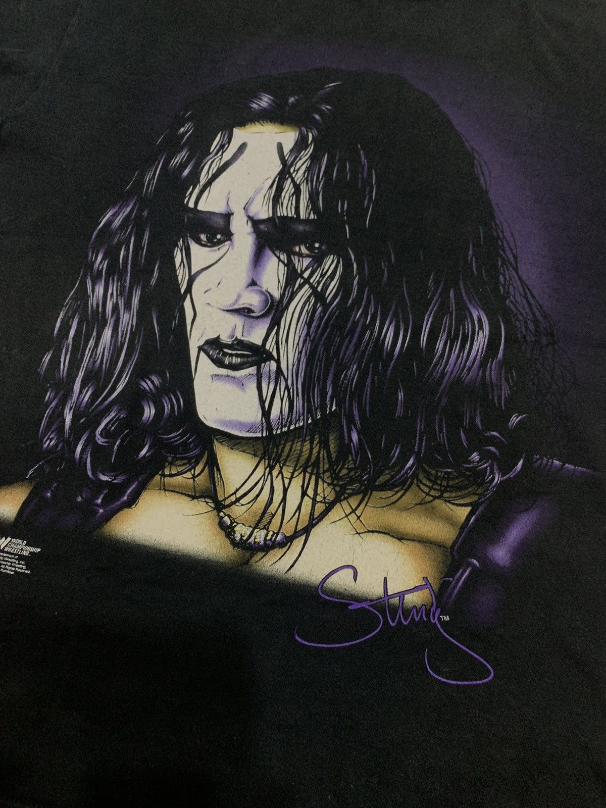 Vintage × WCW/nWo × WWF 1998 WCW NWO WRESTLING STING SHIRT BIG PRINT Size US XL / EU 56 / 4 - 4 Thumbnail