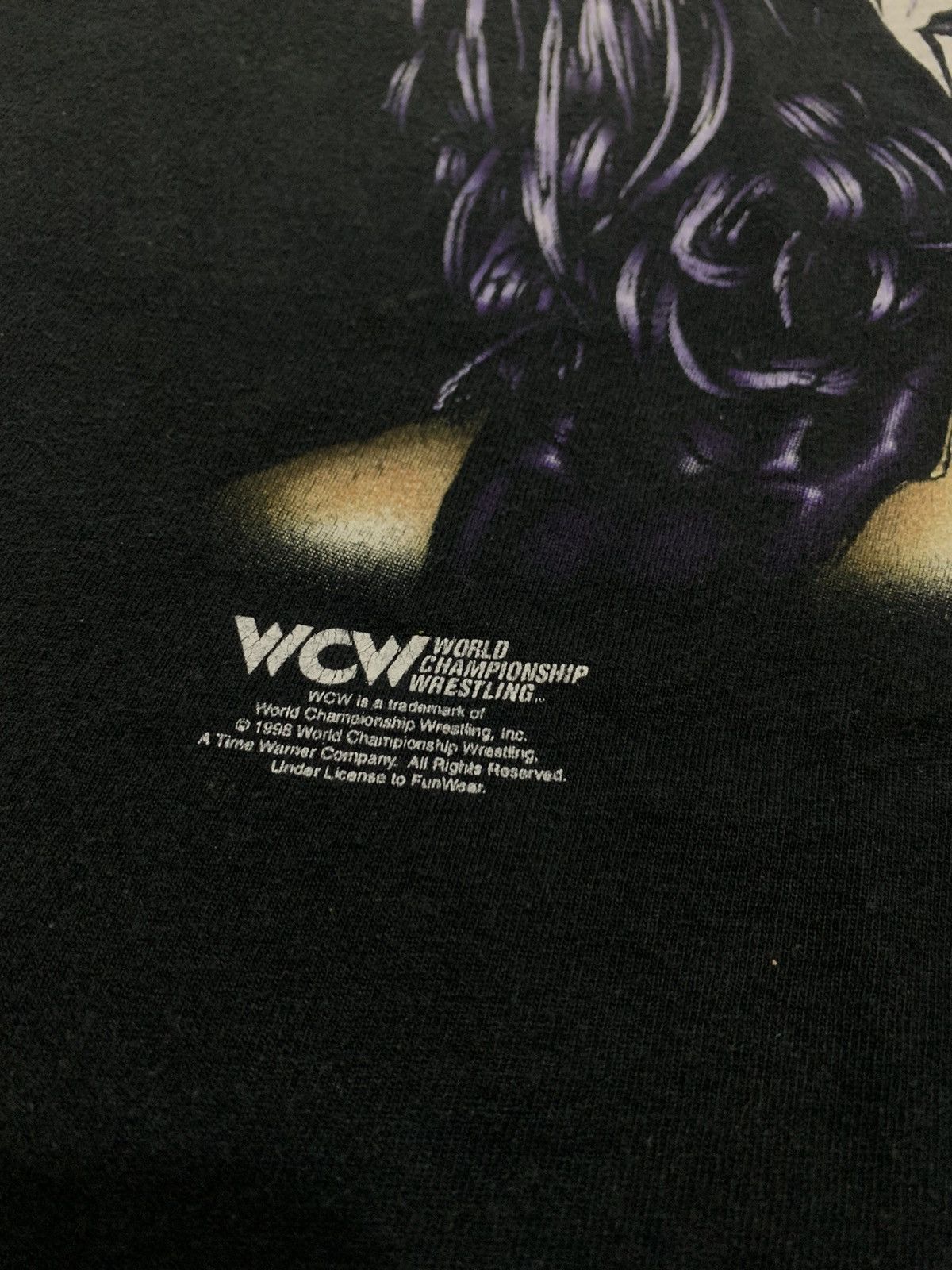 Vintage × WCW/nWo × WWF 1998 WCW NWO WRESTLING STING SHIRT BIG PRINT Size US XL / EU 56 / 4 - 3 Thumbnail
