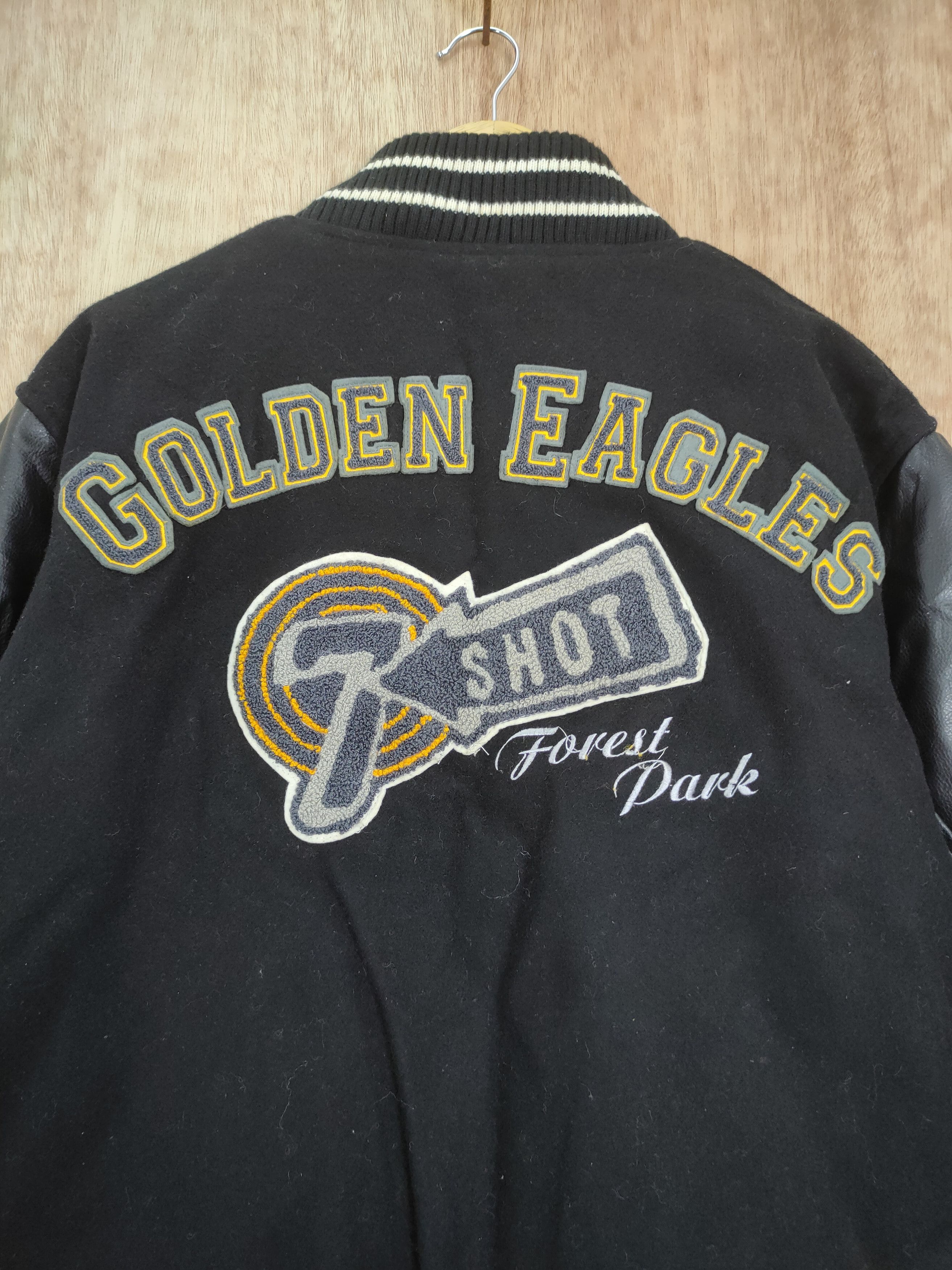 Japanese Brand Golden Eagle Jeaning Garage black varsity jacket #4203 Size US M / EU 48-50 / 2 - 4 Thumbnail