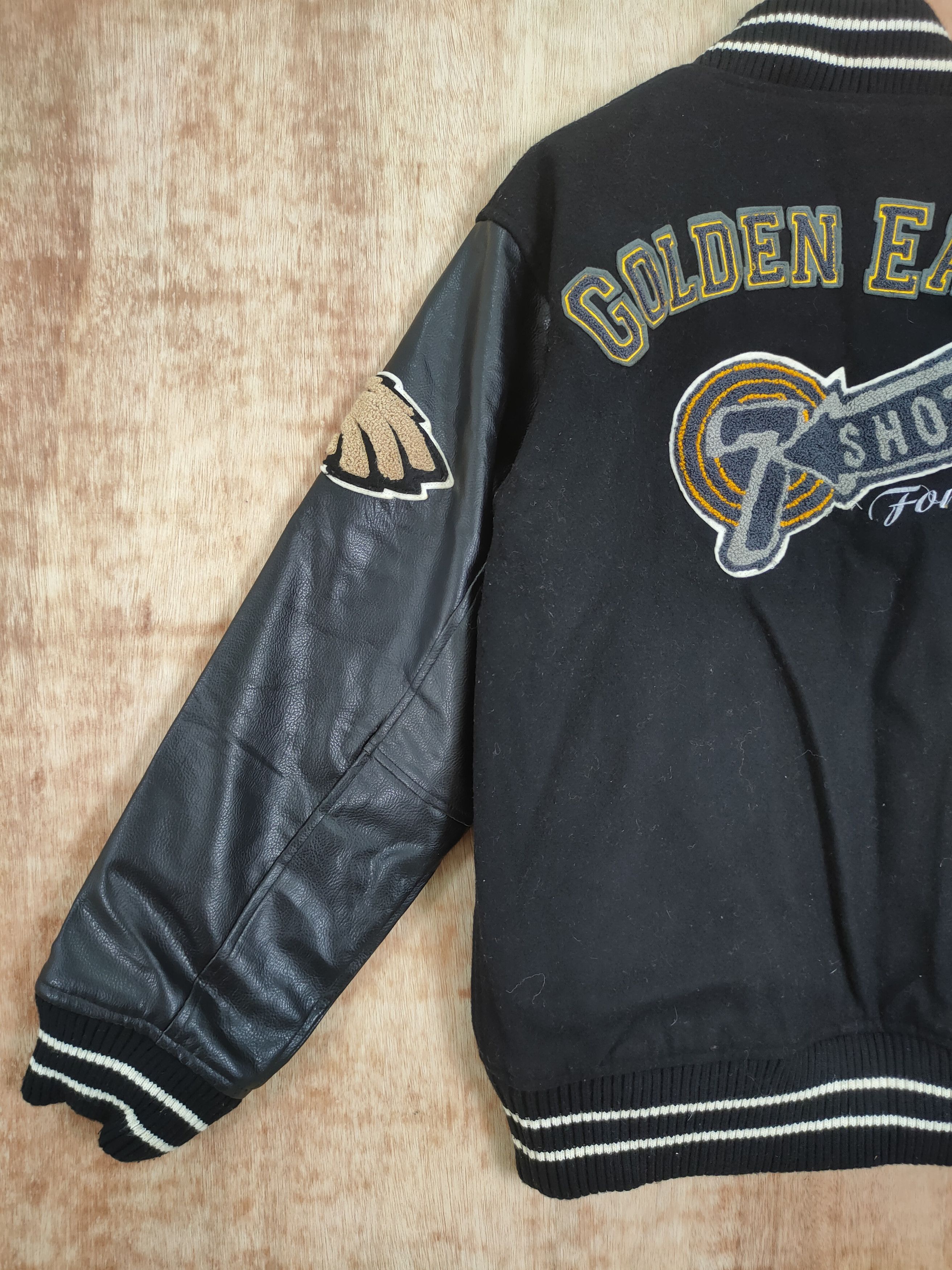 Japanese Brand Golden Eagle Jeaning Garage black varsity jacket #4203 Size US M / EU 48-50 / 2 - 2 Thumbnail