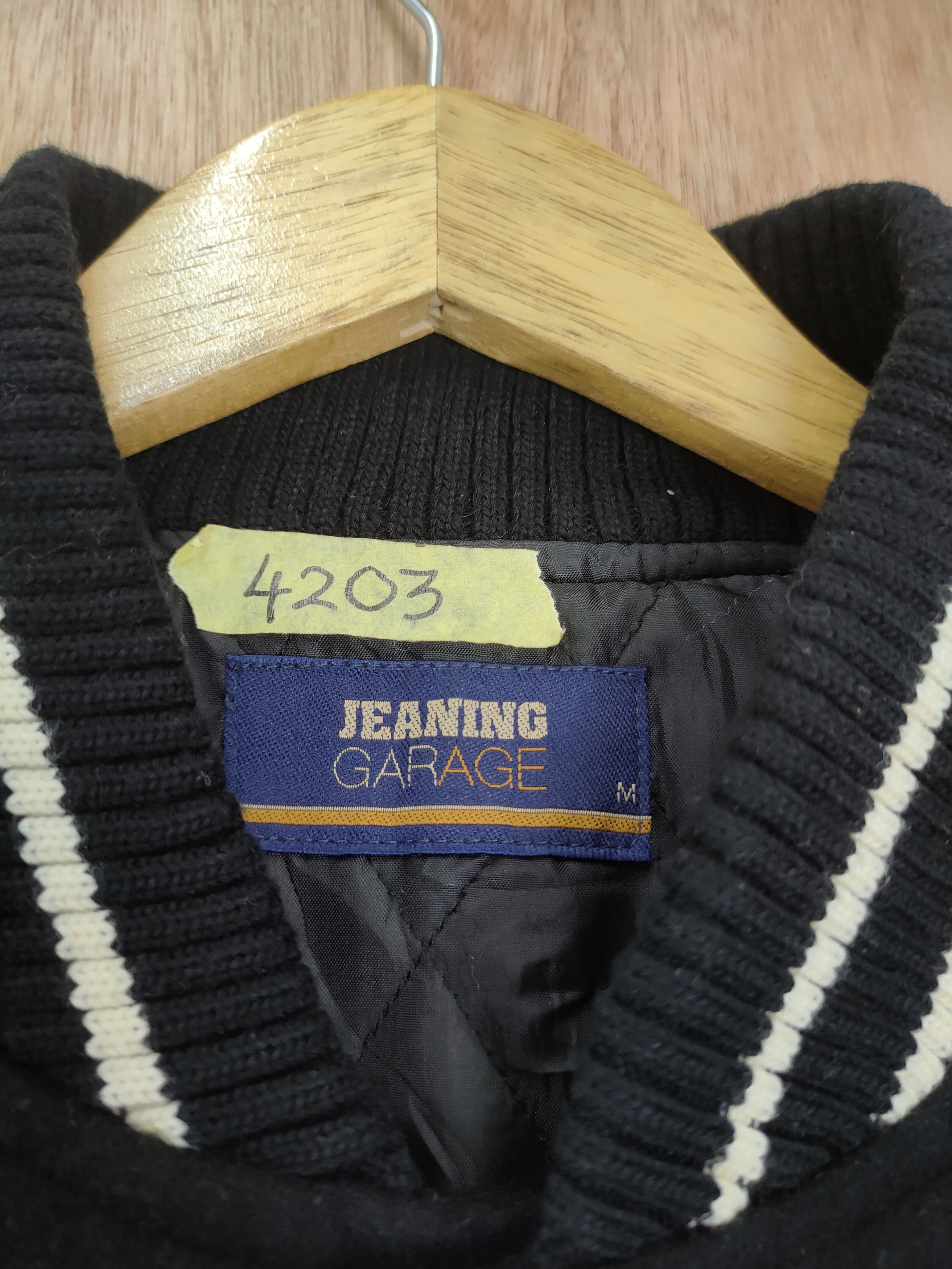 Japanese Brand Golden Eagle Jeaning Garage black varsity jacket #4203 Size US M / EU 48-50 / 2 - 12 Thumbnail