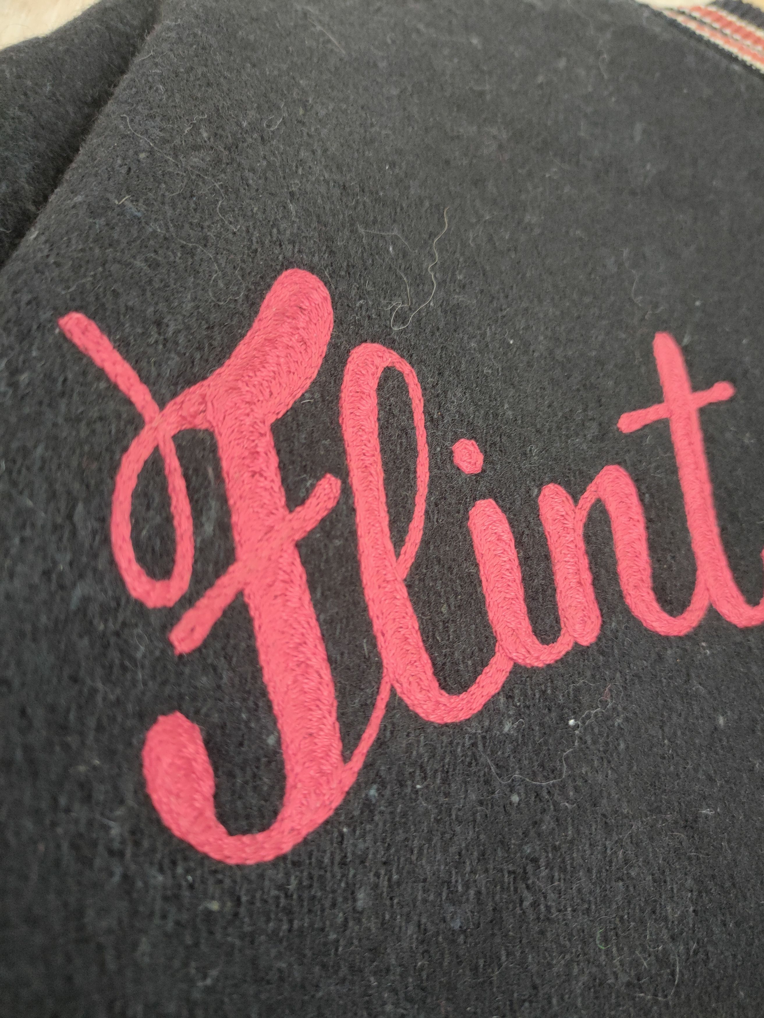 Delong 94' Delong Flint Central Hunter varsity jacket vintage #4208 Size US XL / EU 56 / 4 - 5 Thumbnail