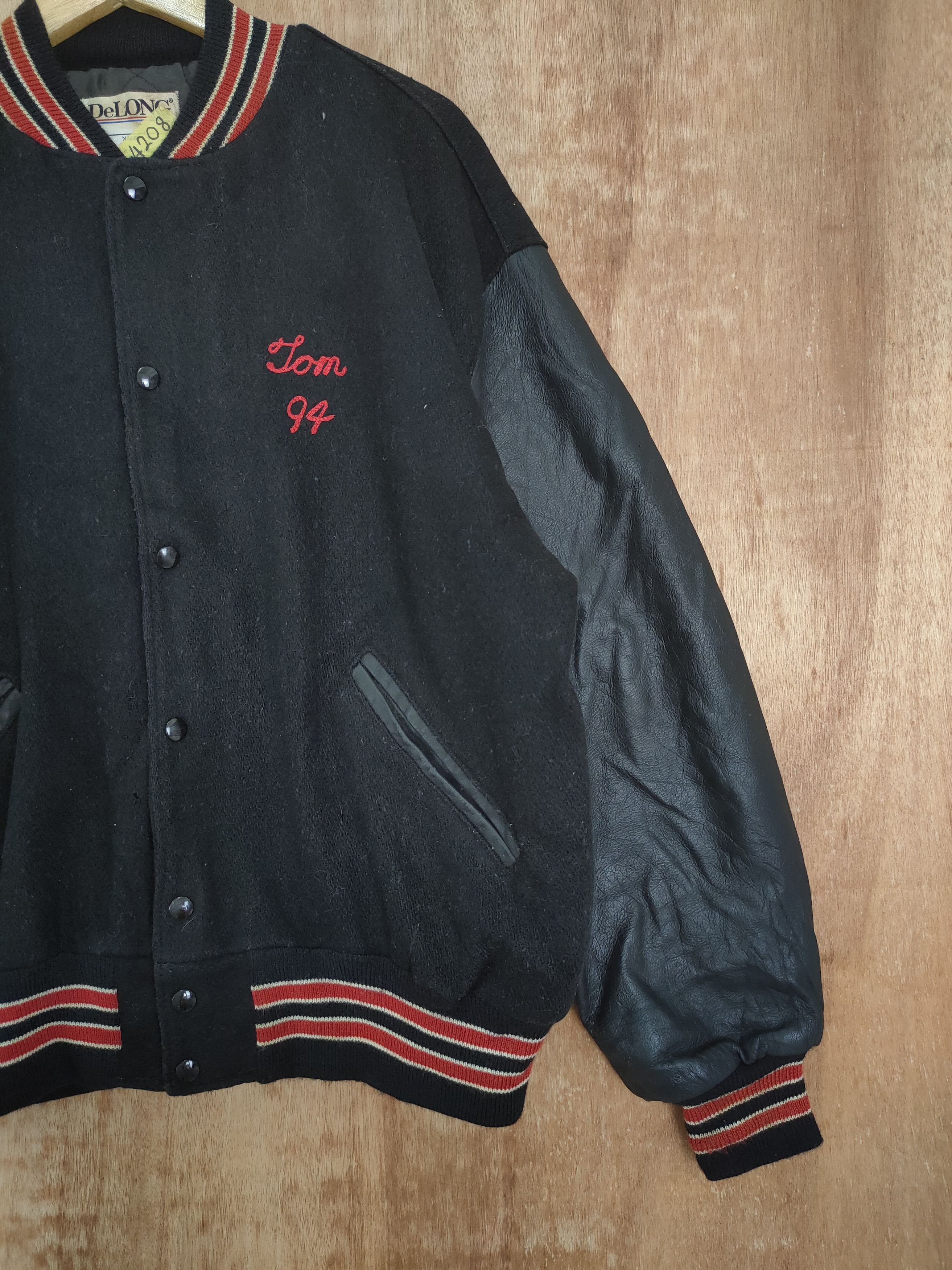 Delong 94' Delong Flint Central Hunter varsity jacket vintage #4208 Size US XL / EU 56 / 4 - 11 Thumbnail