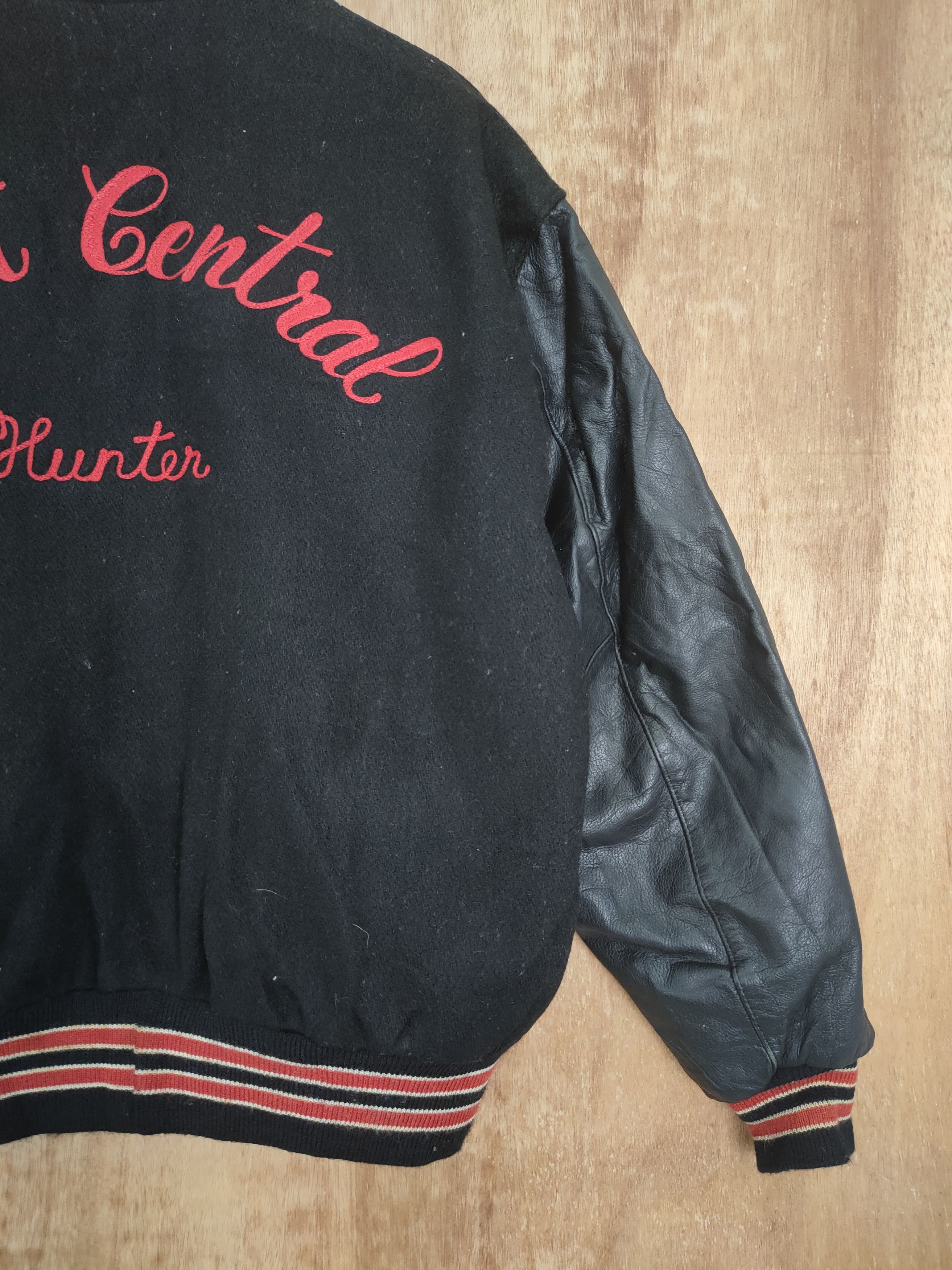 Delong 94' Delong Flint Central Hunter varsity jacket vintage #4208 Size US XL / EU 56 / 4 - 3 Thumbnail