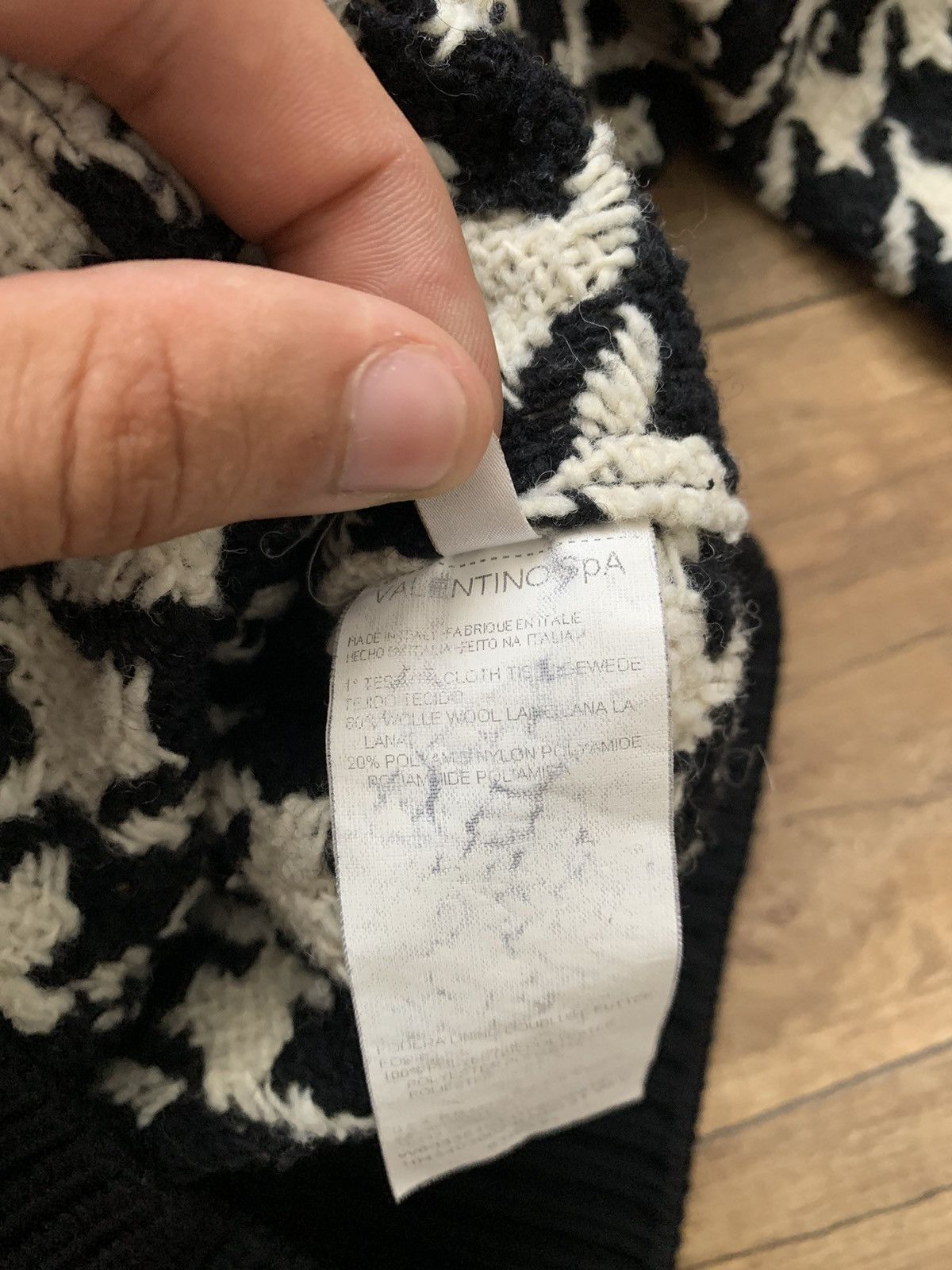 Valentino Valentino Italy Wool Jacket Monogram Size XS / US 0-2 / IT 36-38 - 9 Thumbnail