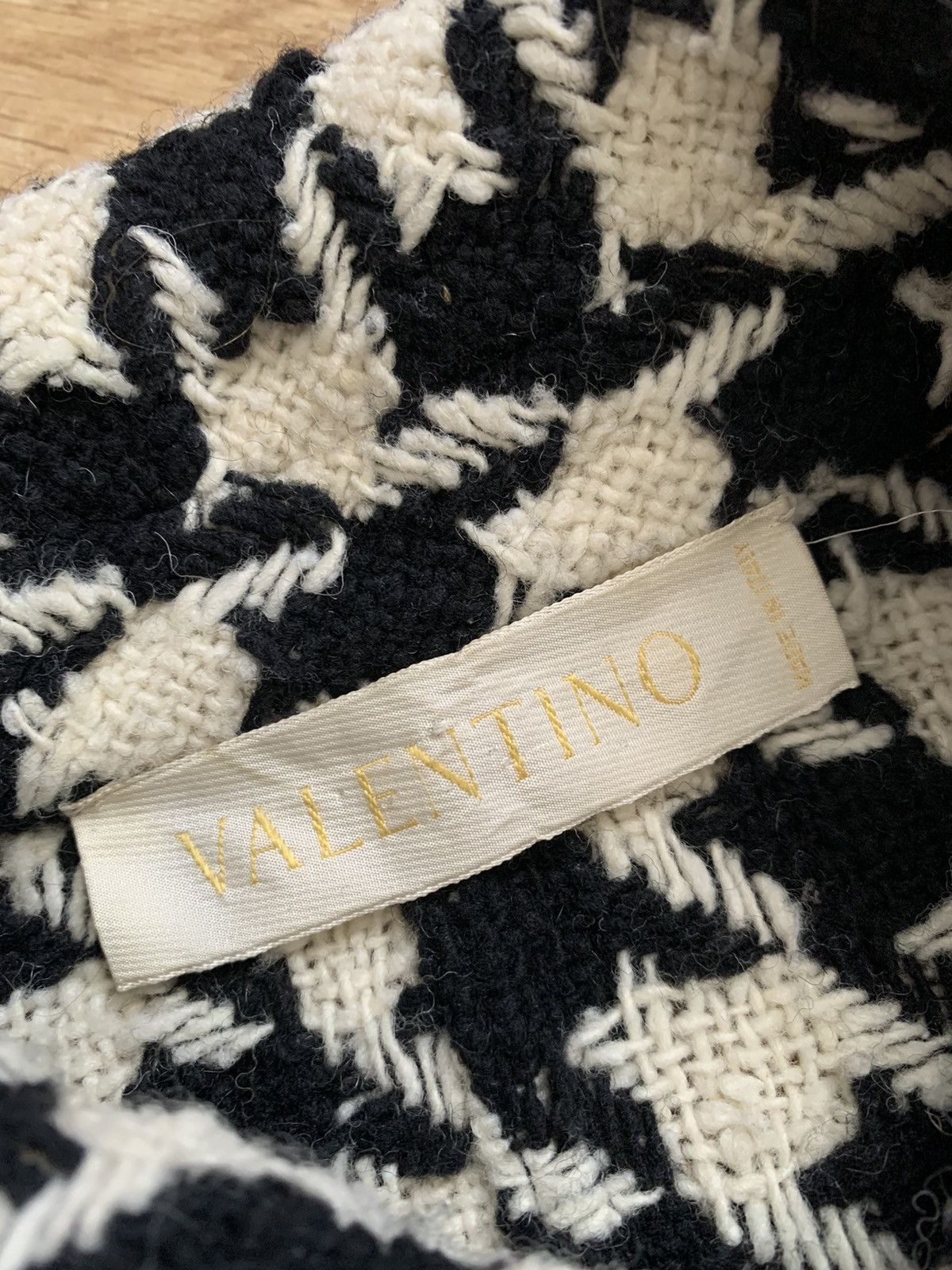 Valentino Valentino Italy Wool Jacket Monogram Size XS / US 0-2 / IT 36-38 - 7 Thumbnail