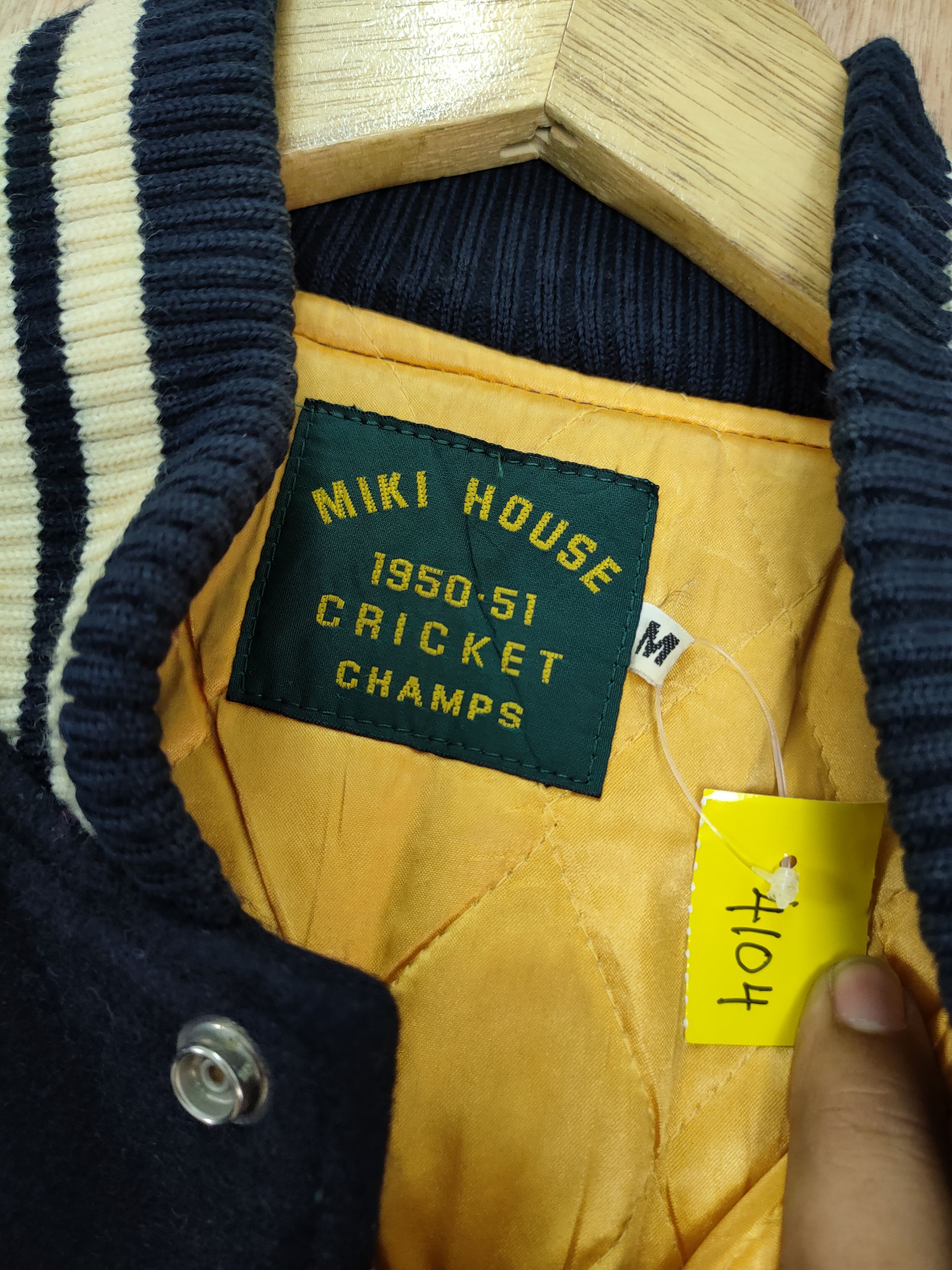 Japanese Brand Miki House Cricket Champ varsity Vtg wool jacket #4104 DLAL Size US M / EU 48-50 / 2 - 6 Thumbnail