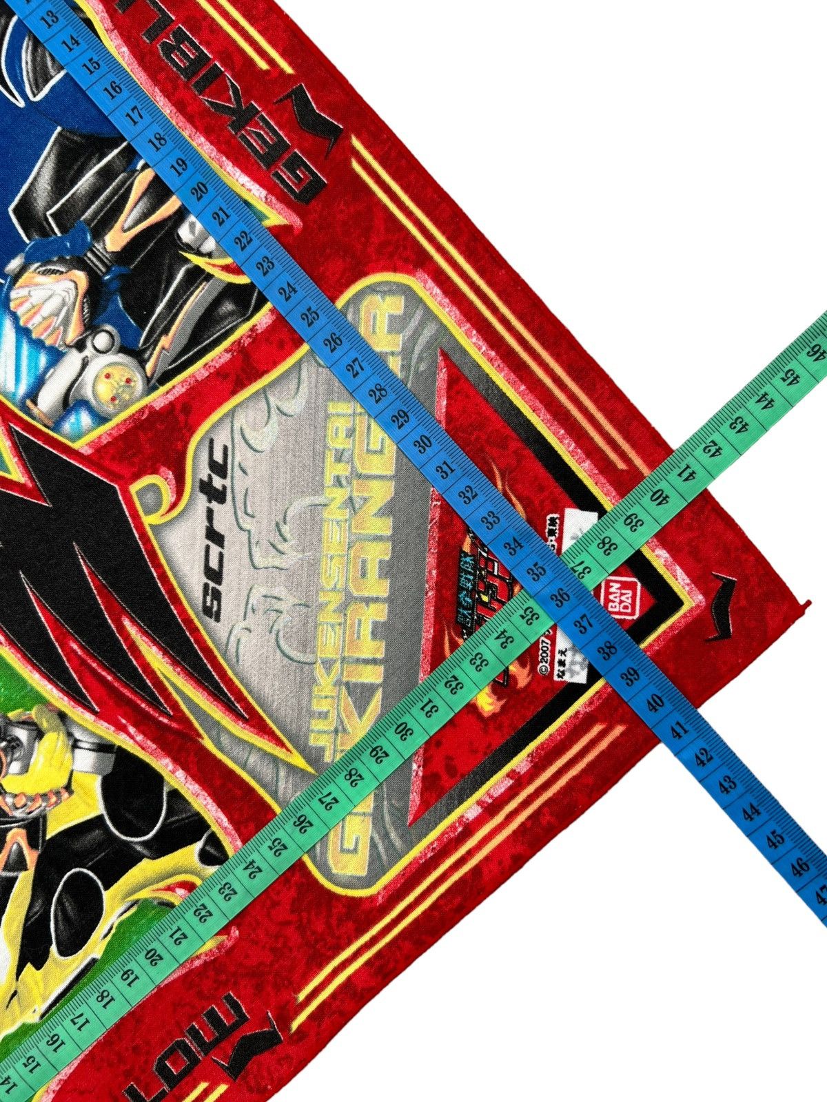 Japanese Brand Juken Sentai Gekiranger Handkerchief Neckerchief Bandana Size ONE SIZE - 4 Thumbnail