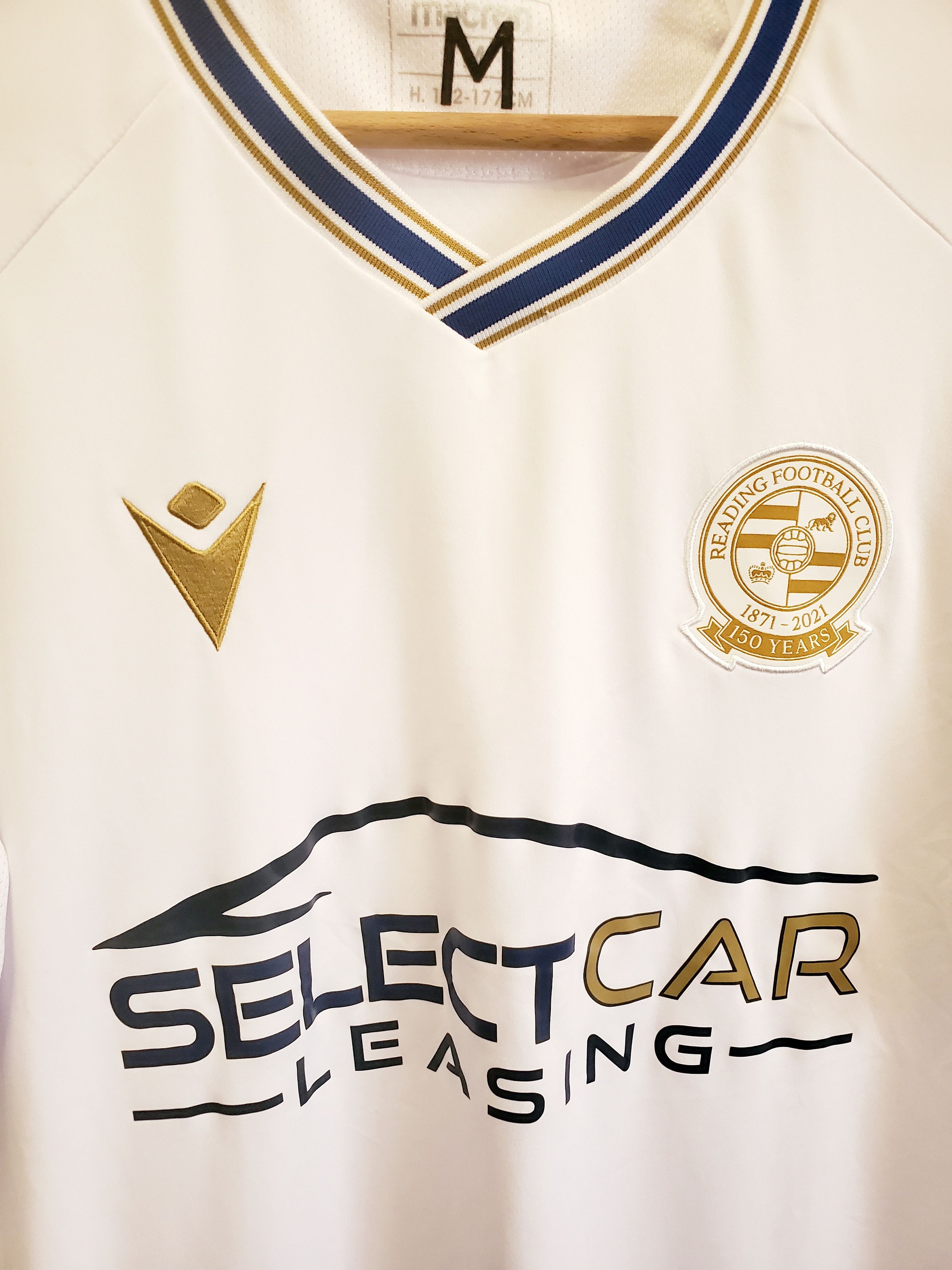 Macron Macron FC Reading Casa Shirt jersey 150 years size Size US M / EU 48-50 / 2 - 2 Thumbnail