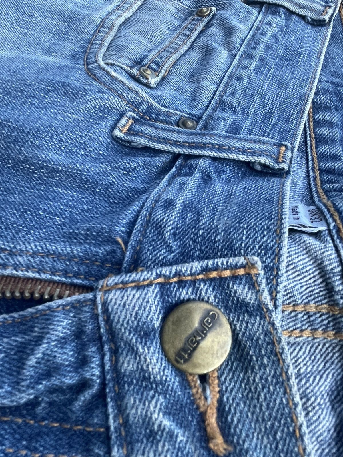 Carhartt Carhartt Aging Faded Wash Denim Size US 35 - 15 Thumbnail