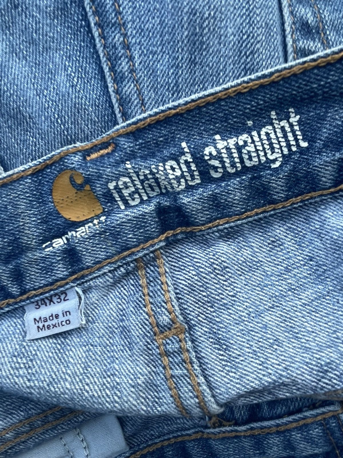 Carhartt Carhartt Aging Faded Wash Denim Size US 35 - 12 Thumbnail