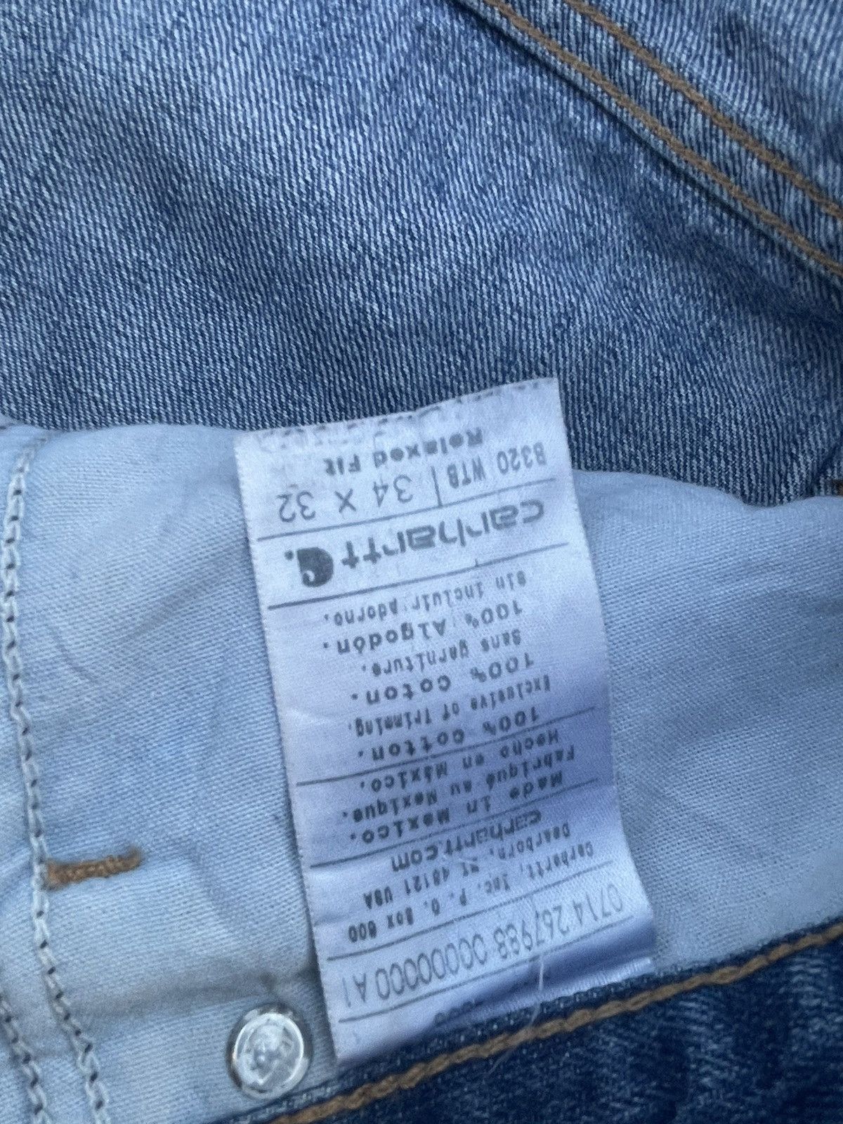 Carhartt Carhartt Aging Faded Wash Denim Size US 35 - 14 Thumbnail