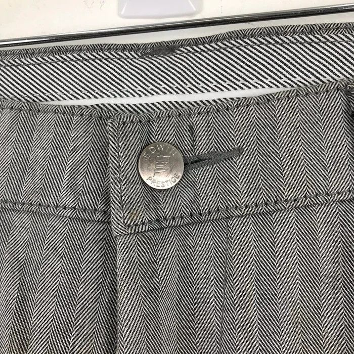 Edwin × Japanese Brand (SY0145) EDWIN PRESTIGE HERRINGBONE STRIPED PANTS Size US 35 - 4 Thumbnail