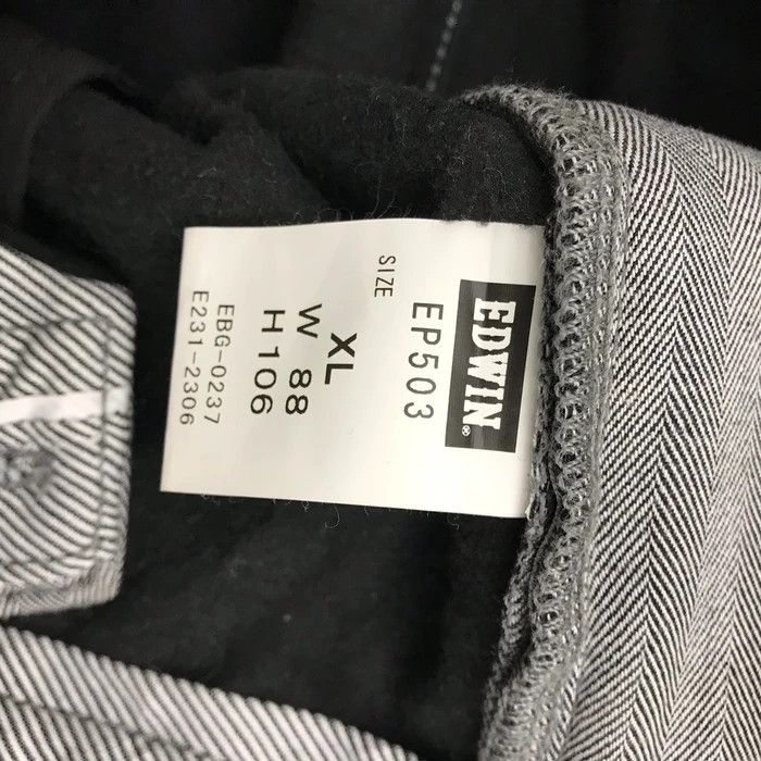 Edwin × Japanese Brand (SY0145) EDWIN PRESTIGE HERRINGBONE STRIPED PANTS Size US 35 - 2 Thumbnail