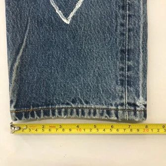 Levi's Vintage Clothing 💣OFFER Vtg LEVI’S 501 Custom Street Art Blue Denim Jeans Size US 34 / EU 50 - 12 Thumbnail