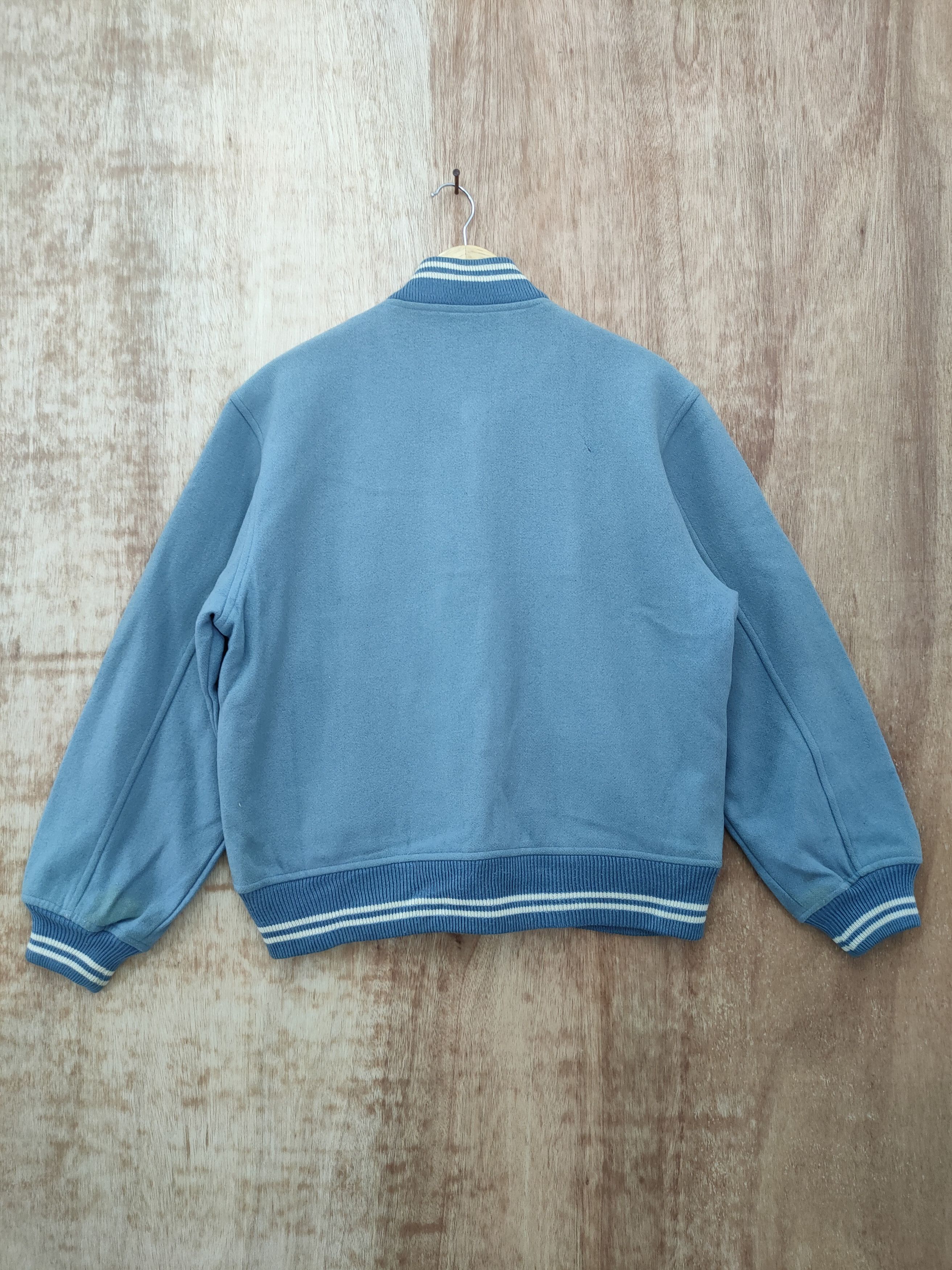 Macbeth MacBeth light blue wool varsity vintage jacket #4098 DLAL Size US L / EU 52-54 / 3 - 8 Thumbnail