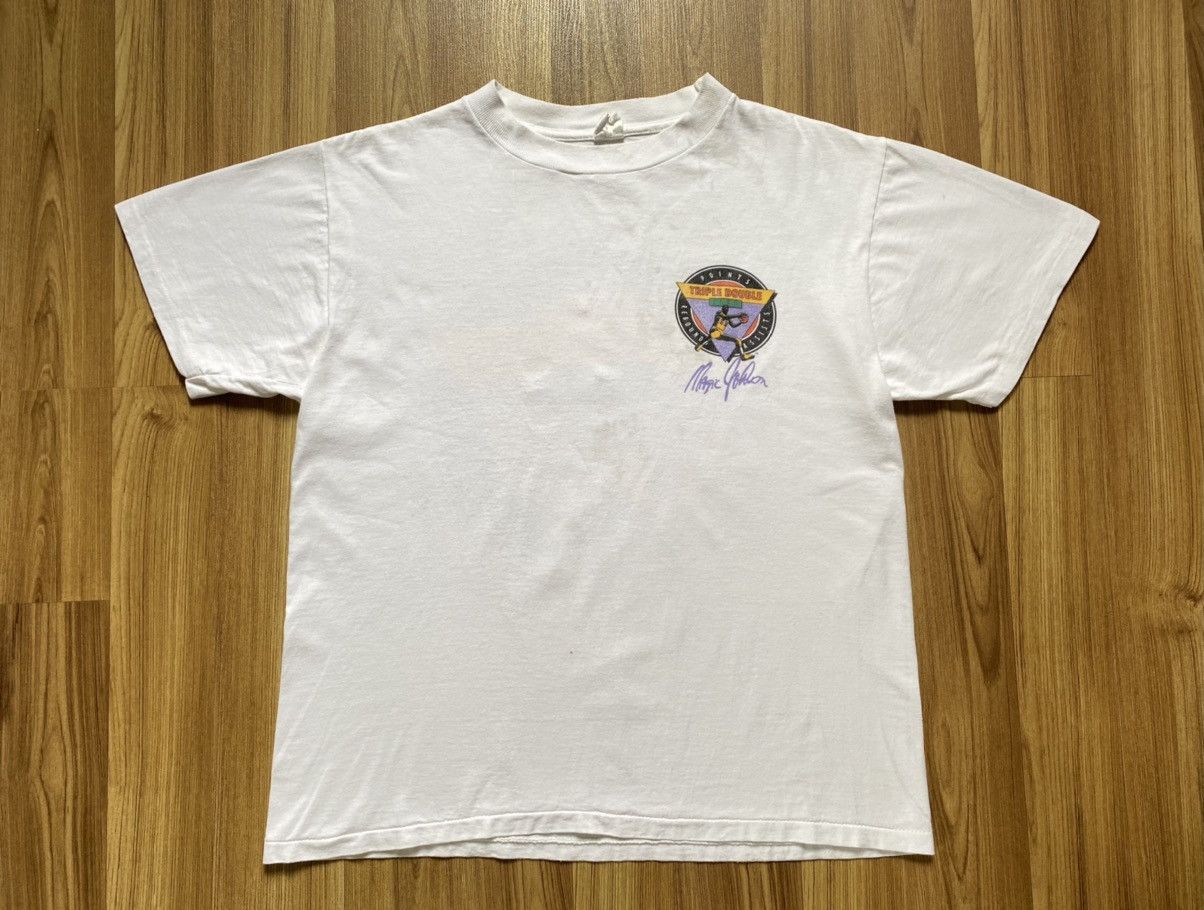 NBA Vintage Magic Jonson Triple Double Club Lakers T Shirt Y2K Size US L / EU 52-54 / 3 - 5 Thumbnail