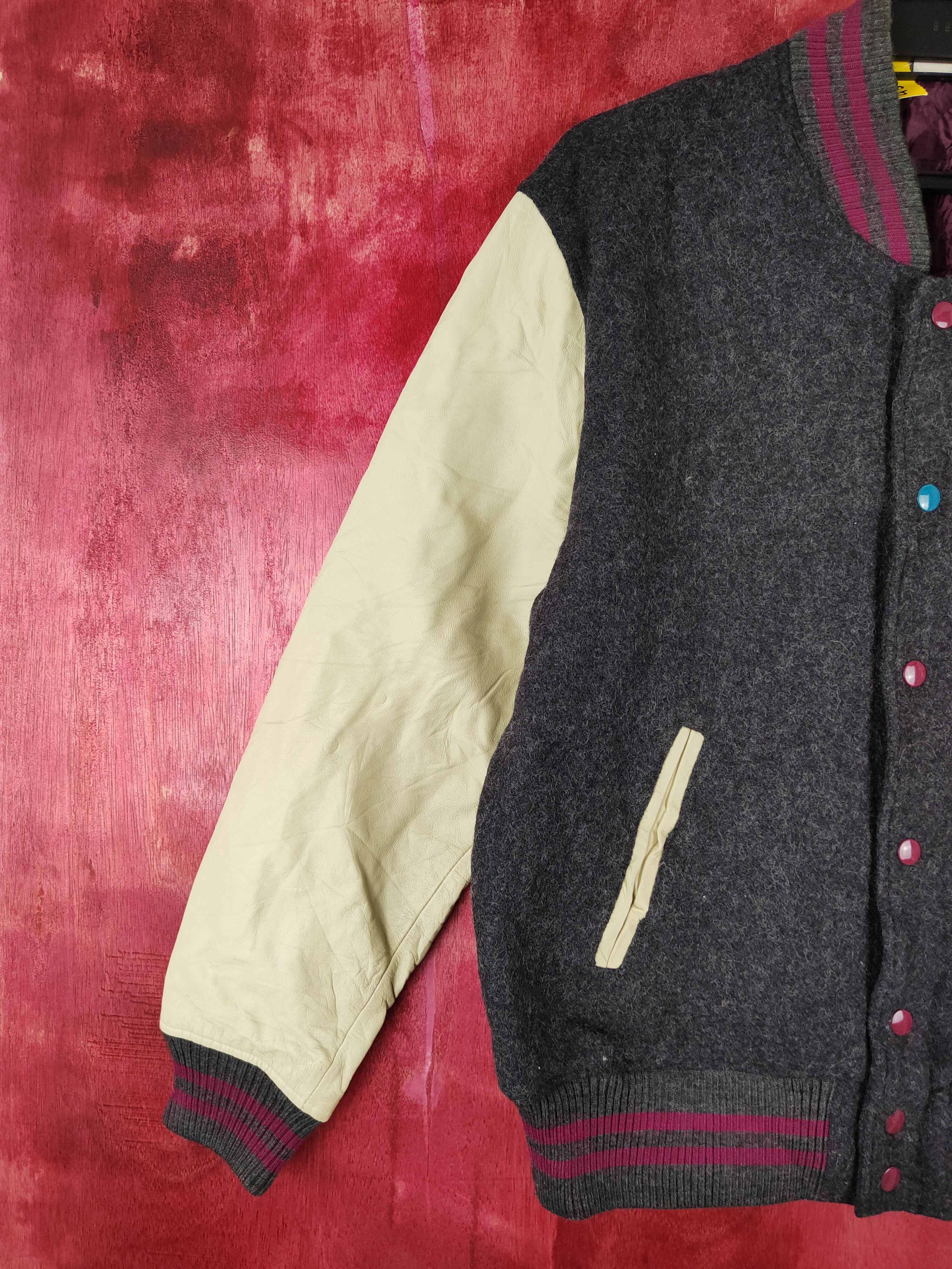 Blue Marlin DL Blue Marlin Gray varsity jacket #4301 Size US M / EU 48-50 / 2 - 7 Thumbnail