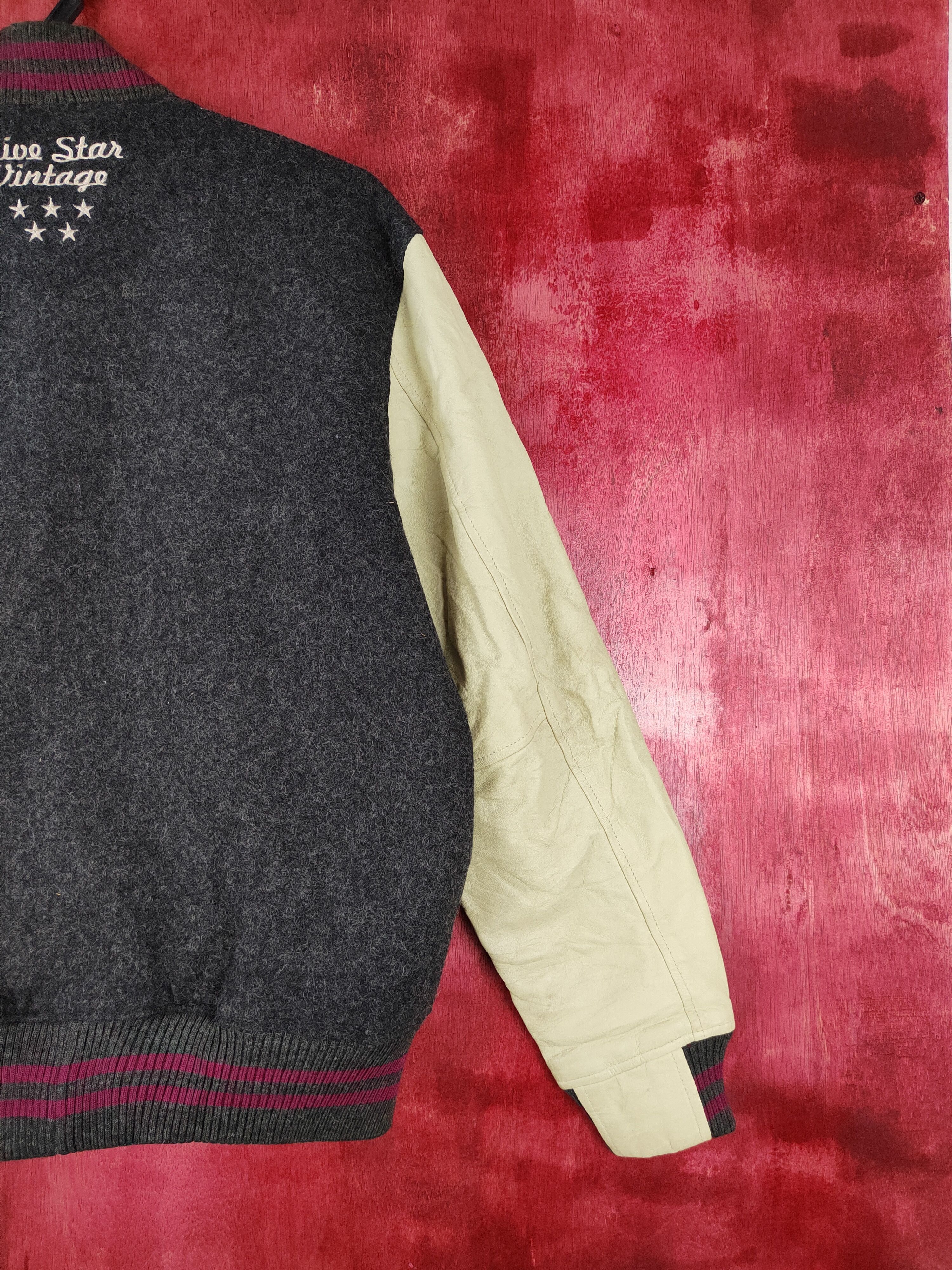 Blue Marlin DL Blue Marlin Gray varsity jacket #4301 Size US M / EU 48-50 / 2 - 14 Thumbnail