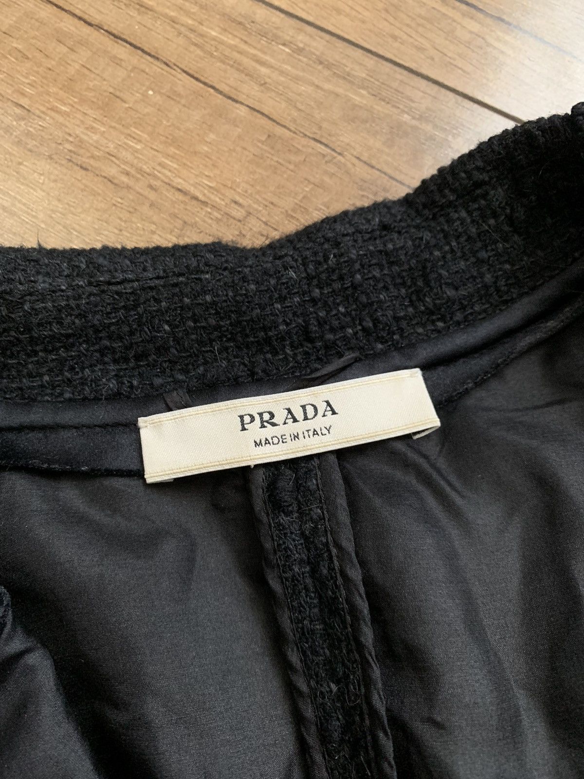 Prada Prada Wool/Silk Coat Blazer Jacket Womens Italy Size XS / US 0-2 / IT 36-38 - 9 Thumbnail