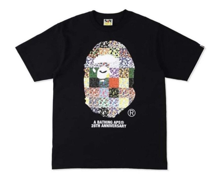 Bape 28th Anniversary Ape Head Tee Size US M / EU 48-50 / 2 - 1 Thumbnail