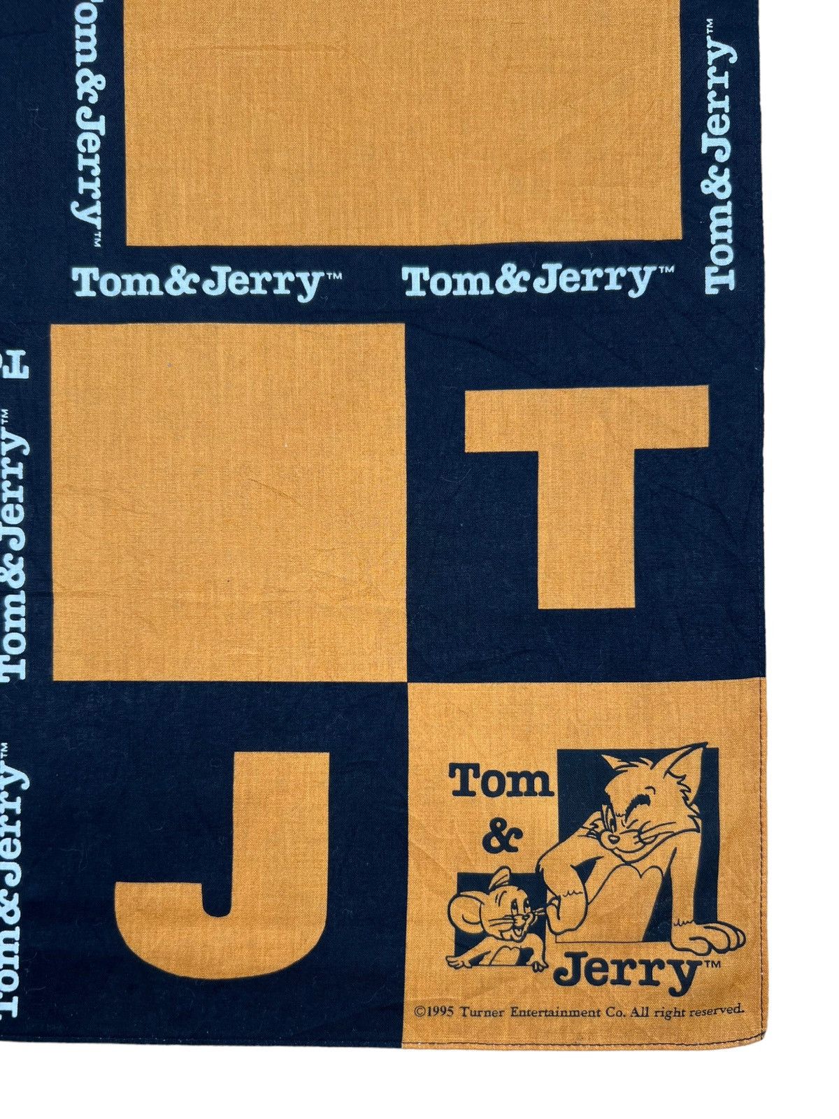 Cartoon Network Tom and Jerry Handkerchief Neckerchief Bandana Pocketsquare Size ONE SIZE - 2 Thumbnail