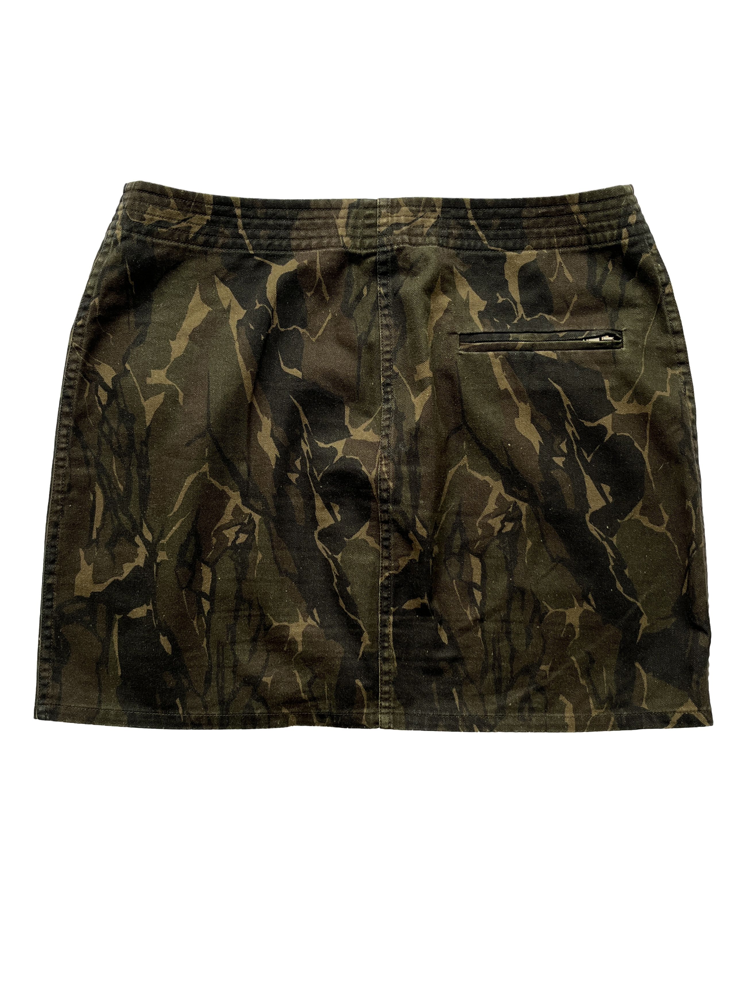 Saint Laurent Paris ⚡️QUICK SALE⚡️2018 Saint Laurent Vaccarello Camo Mini Skirt Size 28" / US 6 / IT 42 - 2 Thumbnail