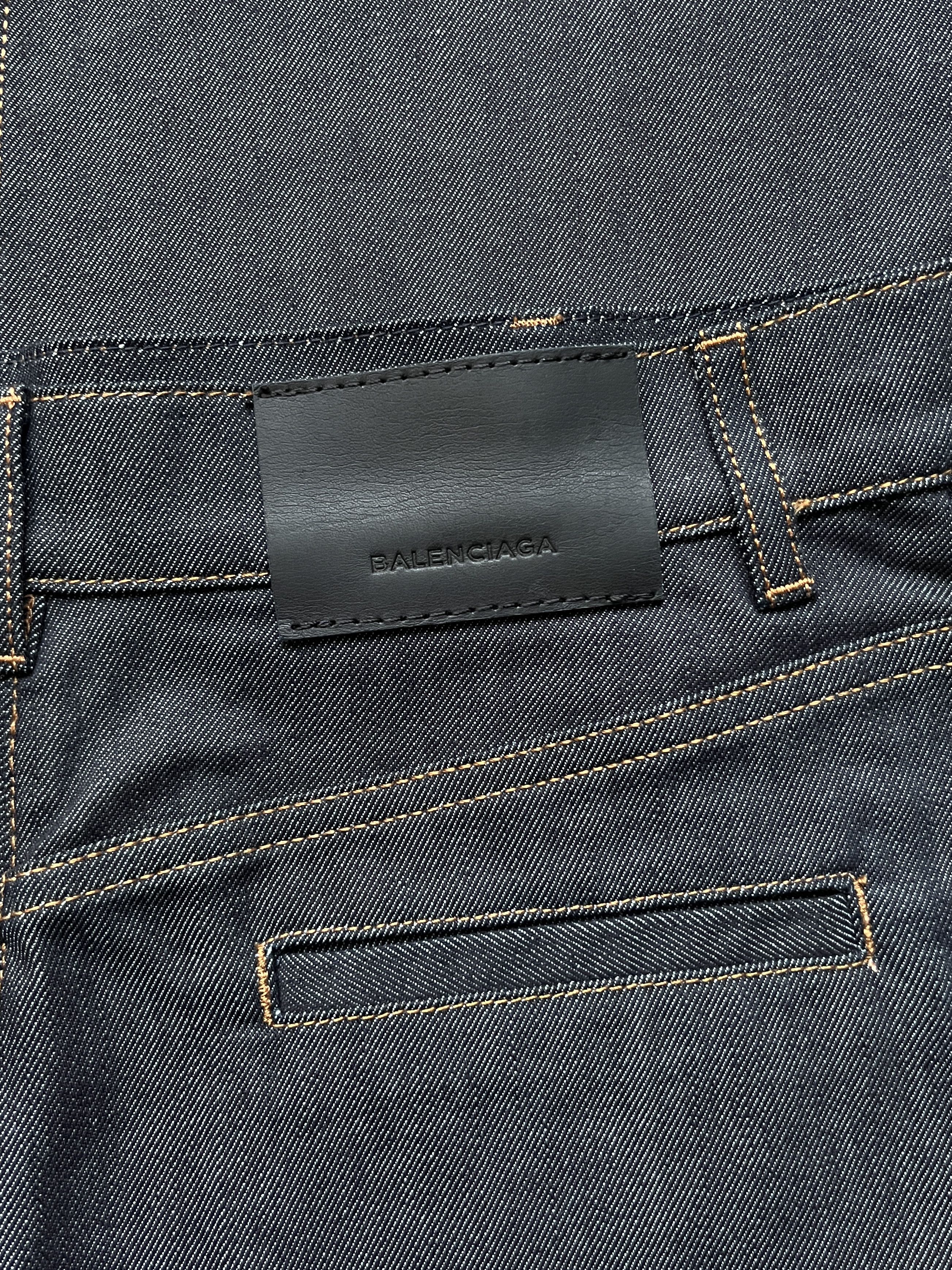 Balenciaga ⚡️QUICK SALE⚡️2014 Balenciaga Black Denim Pants Jeans Size 27" / US 4 / IT 40 - 3 Thumbnail