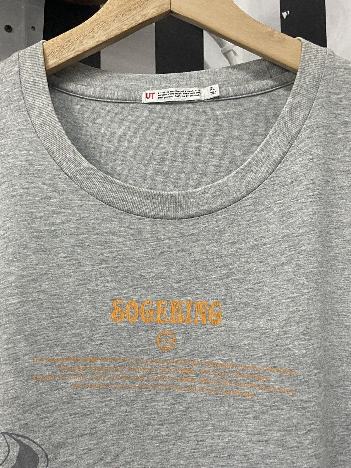 Japanese Brand × One Piece × Uniqlo Uniqlo One Piece Sogeking Limited Edition Anime Tshirt Size US L / EU 52-54 / 3 - 6 Thumbnail