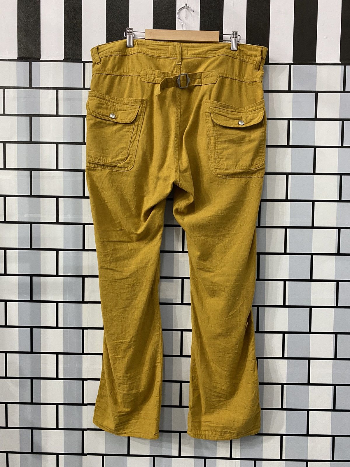 Japanese Brand × Other Japan Brand Navy Bush Pocket Light Weight Cargo Pants Size US 36 / EU 52 - 2 Thumbnail