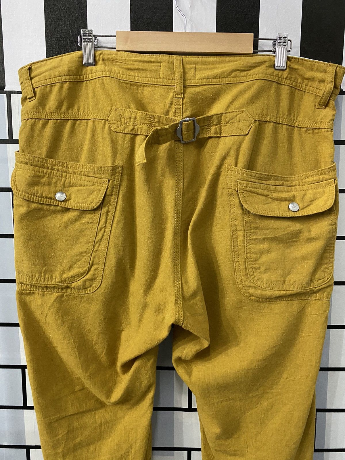 Japanese Brand × Other Japan Brand Navy Bush Pocket Light Weight Cargo Pants Size US 36 / EU 52 - 3 Thumbnail