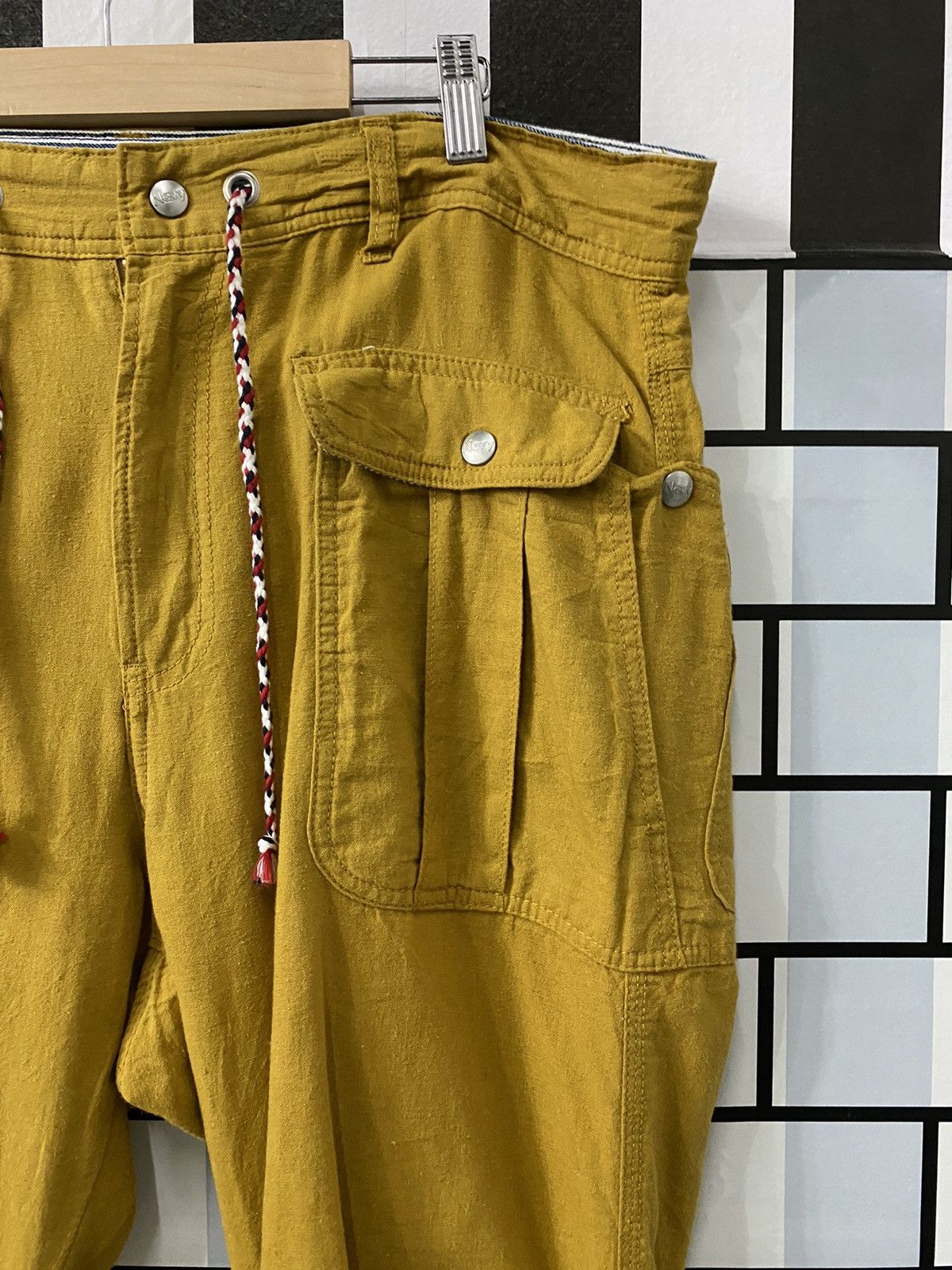 Japanese Brand × Other Japan Brand Navy Bush Pocket Light Weight Cargo Pants Size US 36 / EU 52 - 7 Thumbnail