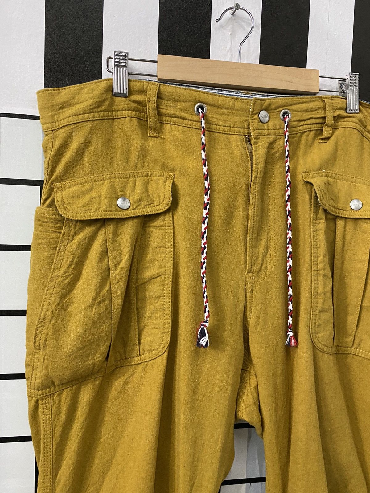 Japanese Brand × Other Japan Brand Navy Bush Pocket Light Weight Cargo Pants Size US 36 / EU 52 - 6 Thumbnail