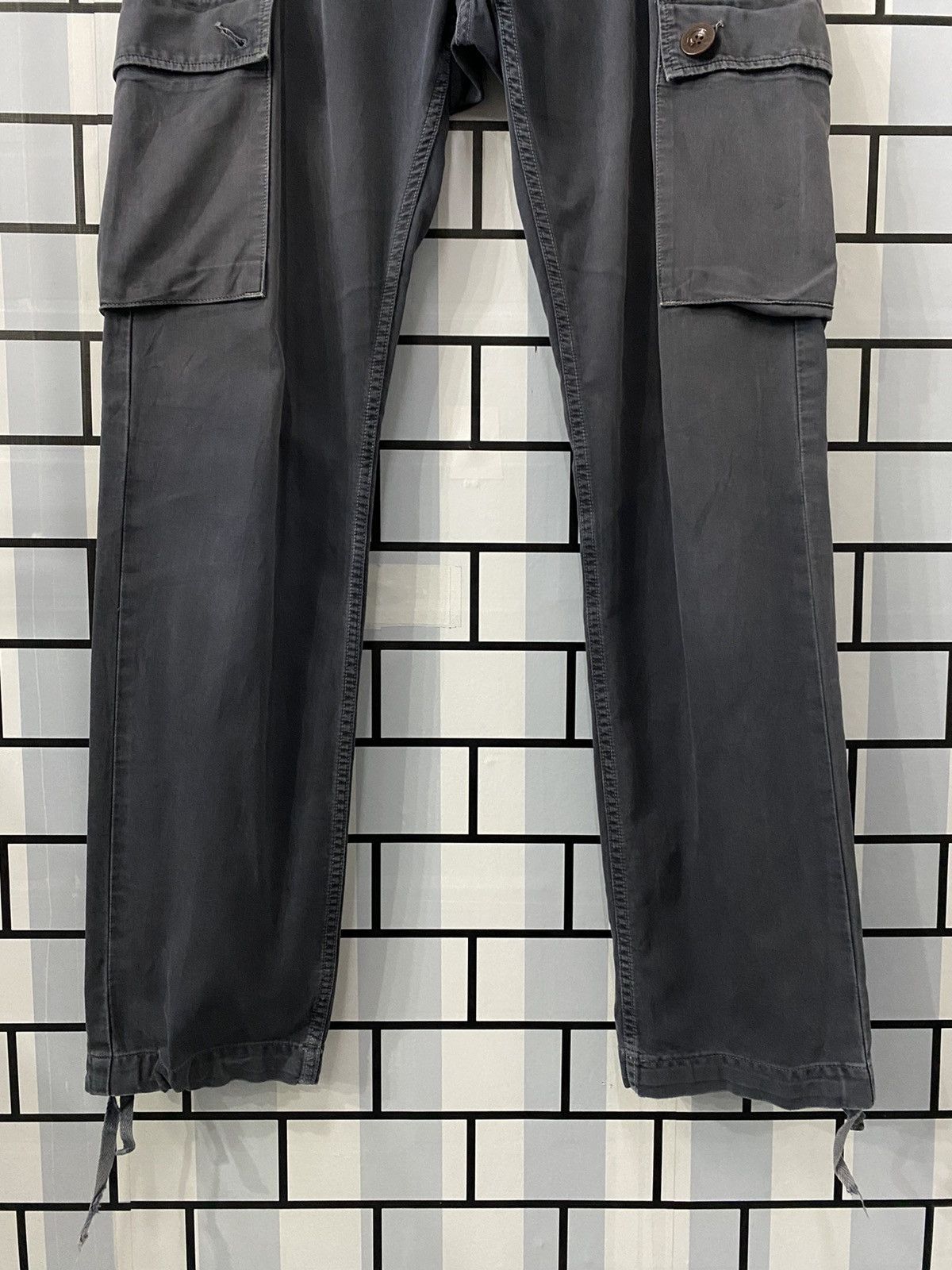 Johnbull × Vintage Vintage Johnbull Cargo Trousers Faded Blue Drawstring Pants Size US 32 / EU 48 - 5 Thumbnail