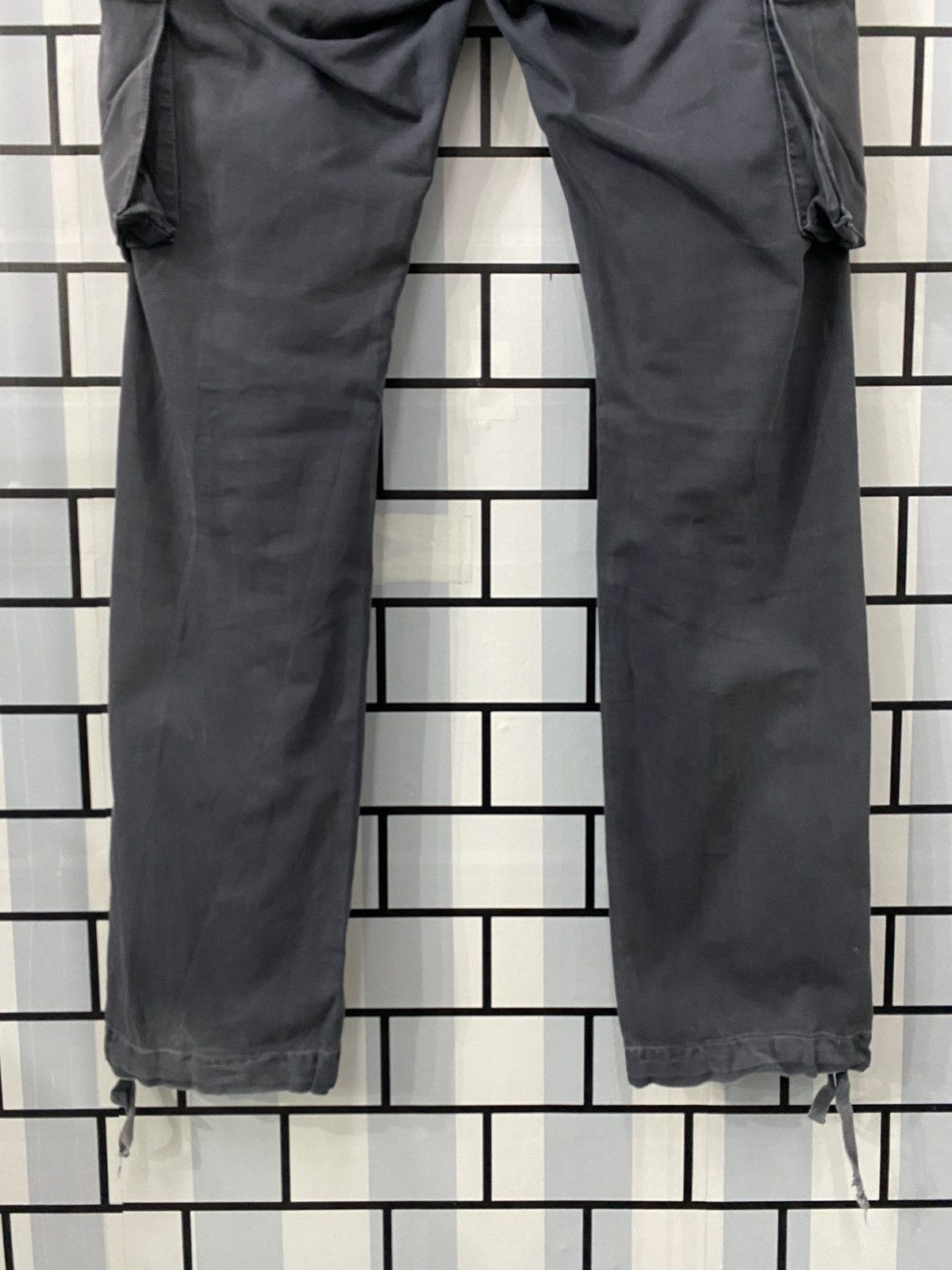 Johnbull × Vintage Vintage Johnbull Cargo Trousers Faded Blue Drawstring Pants Size US 32 / EU 48 - 13 Thumbnail