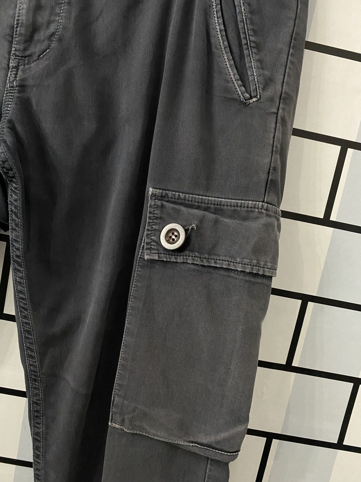 Johnbull × Vintage Vintage Johnbull Cargo Trousers Faded Blue Drawstring Pants Size US 32 / EU 48 - 9 Thumbnail