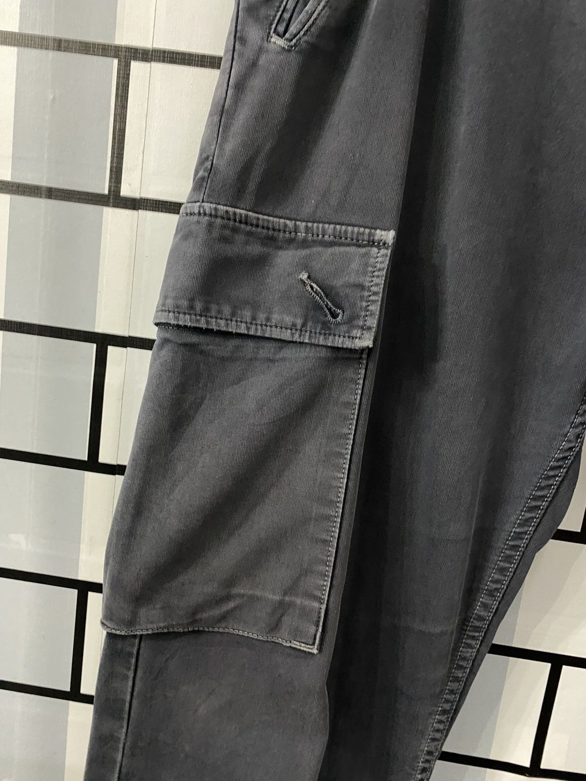 Johnbull × Vintage Vintage Johnbull Cargo Trousers Faded Blue Drawstring Pants Size US 32 / EU 48 - 8 Thumbnail
