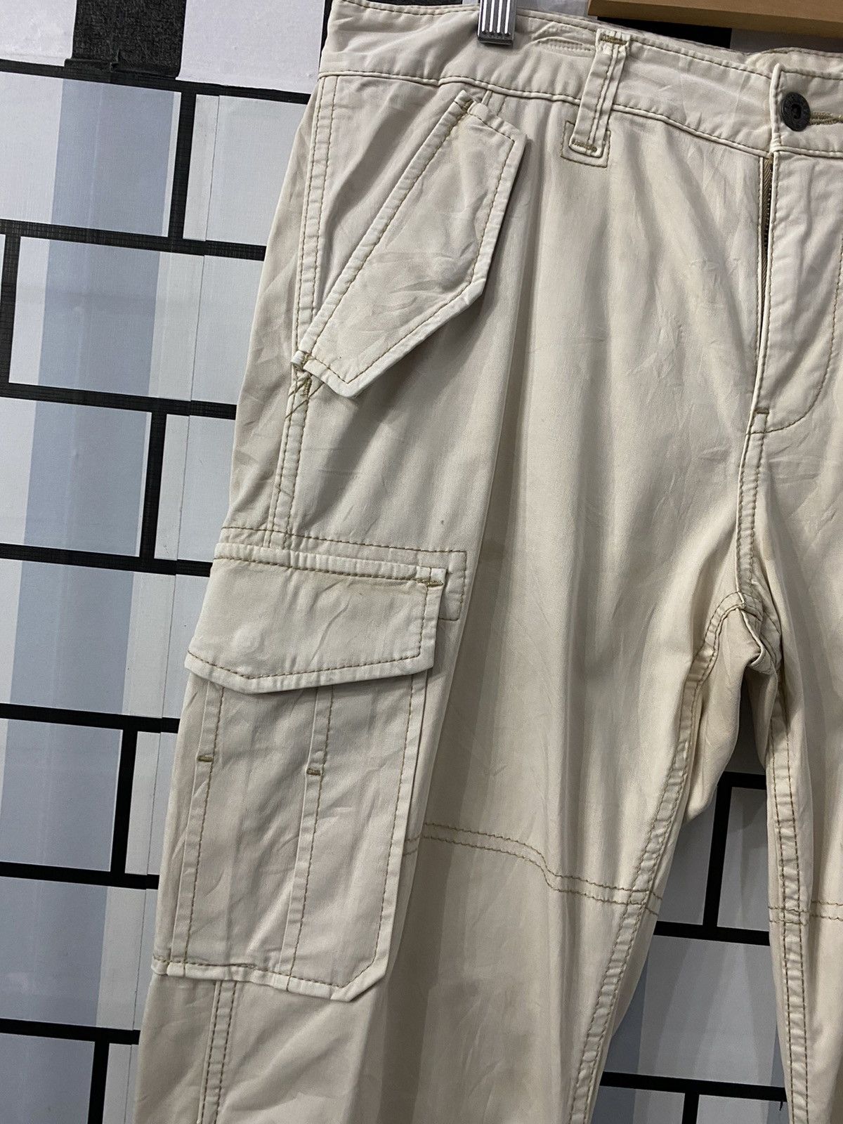 Japanese Brand × Uniqlo Vintage Uniqlo Japan Cargo Pants Techtical Drawstring Size US 32 / EU 48 - 8 Thumbnail