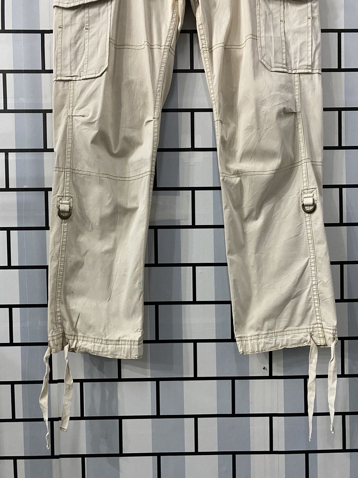 Japanese Brand × Uniqlo Vintage Uniqlo Japan Cargo Pants Techtical Drawstring Size US 32 / EU 48 - 5 Thumbnail