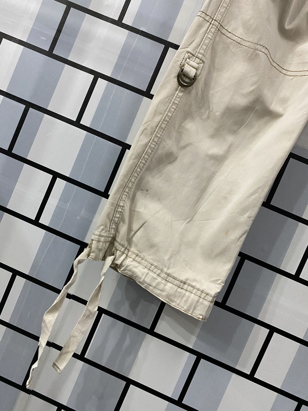 Japanese Brand × Uniqlo Vintage Uniqlo Japan Cargo Pants Techtical Drawstring Size US 32 / EU 48 - 6 Thumbnail