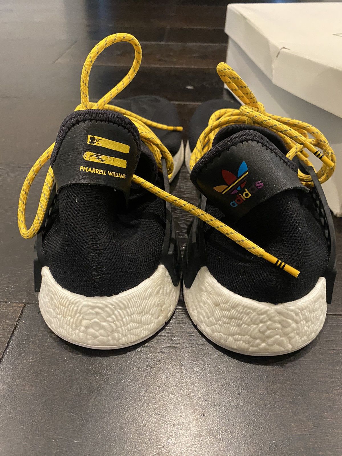 Adidas × Pharrell Pharrell x NMD Human Race Black 2016 Size US 13 / EU 46 - 10 Thumbnail