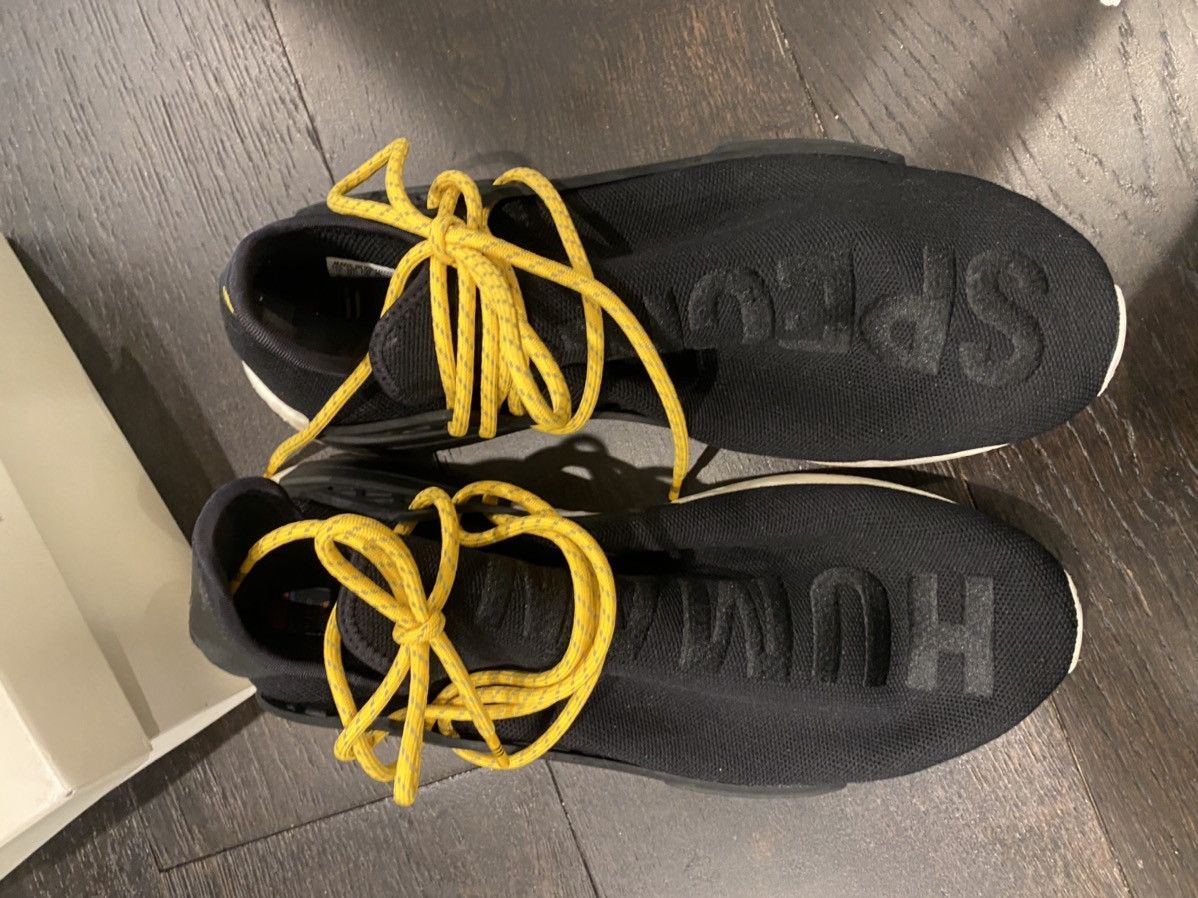 Adidas × Pharrell Pharrell x NMD Human Race Black 2016 Size US 13 / EU 46 - 3 Thumbnail
