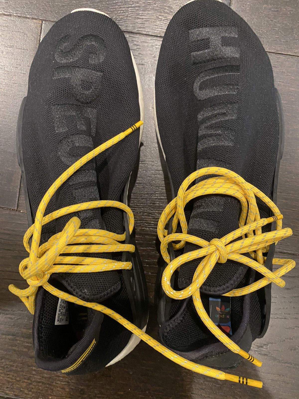 Adidas × Pharrell Pharrell x NMD Human Race Black 2016 Size US 13 / EU 46 - 9 Thumbnail