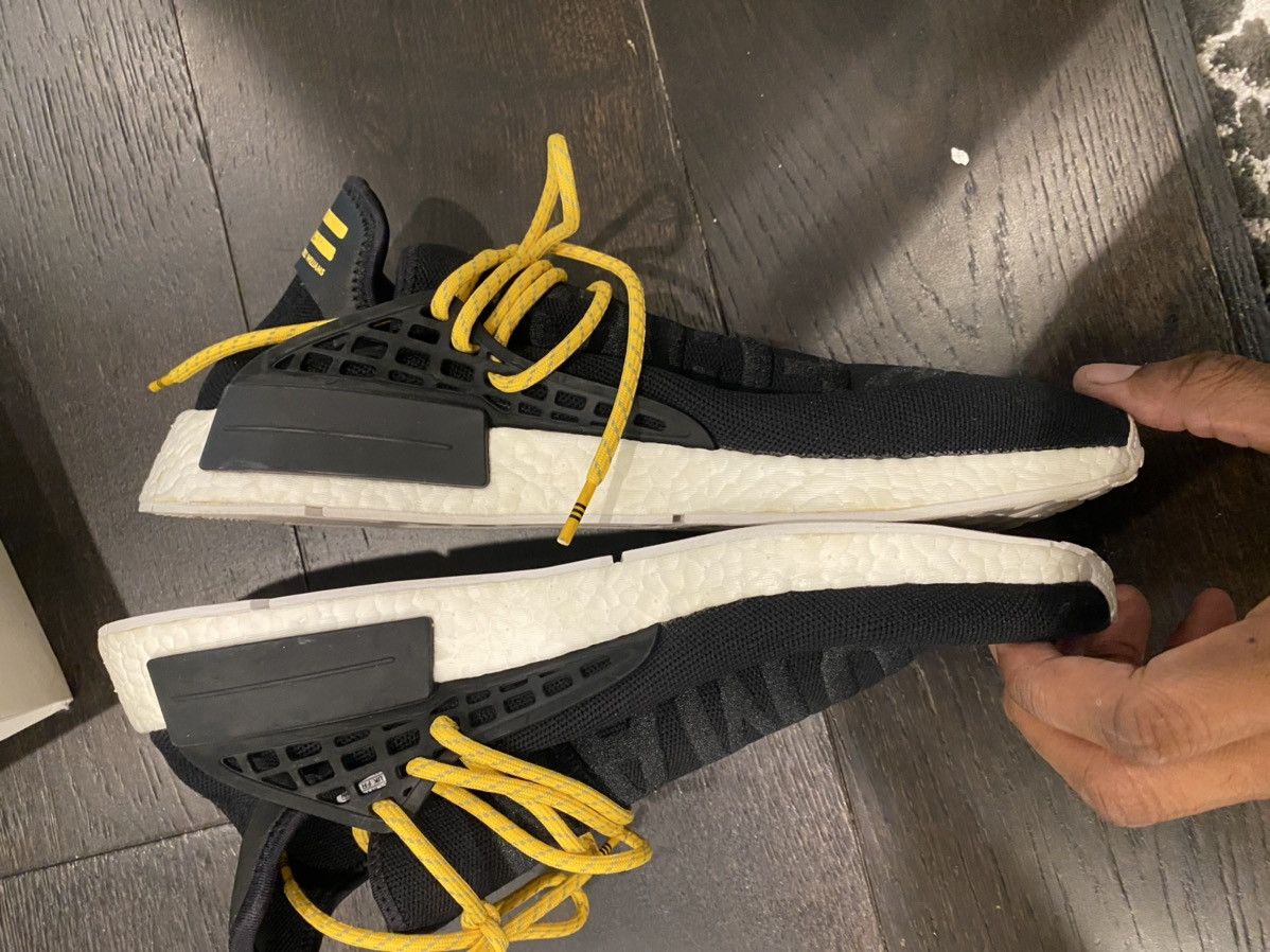 Adidas × Pharrell Pharrell x NMD Human Race Black 2016 Size US 13 / EU 46 - 5 Thumbnail